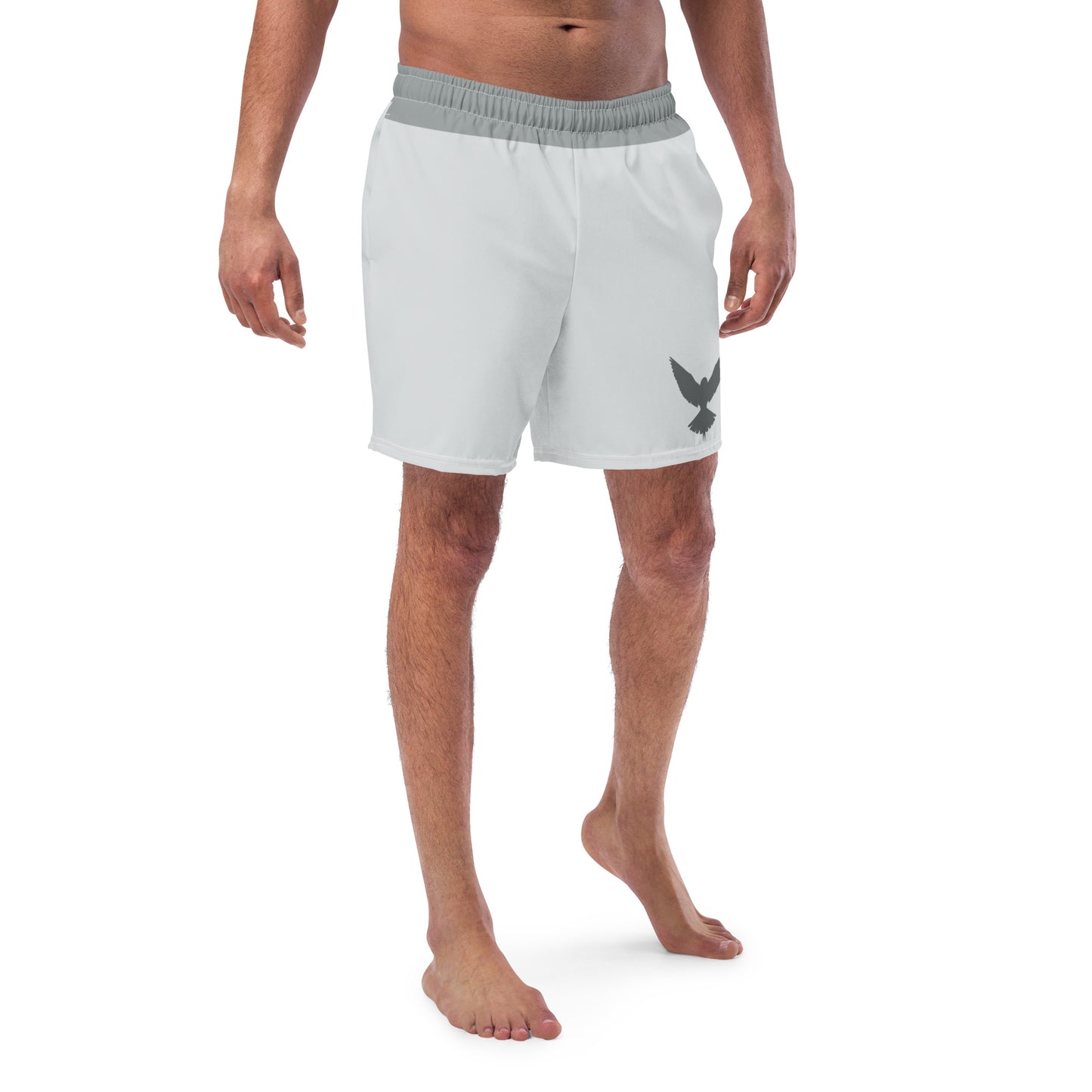 NEVER LOSE HOPE Men's Swim Trunks (Gray)