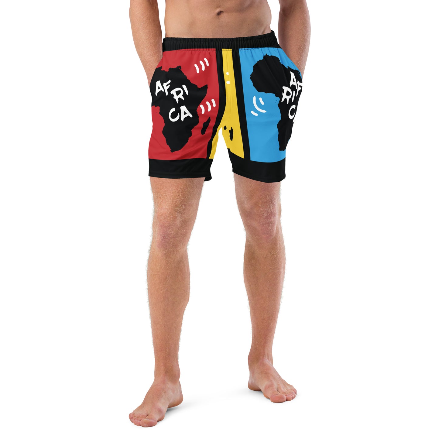 AFRICA PRIMARY Men's Swim Trunks