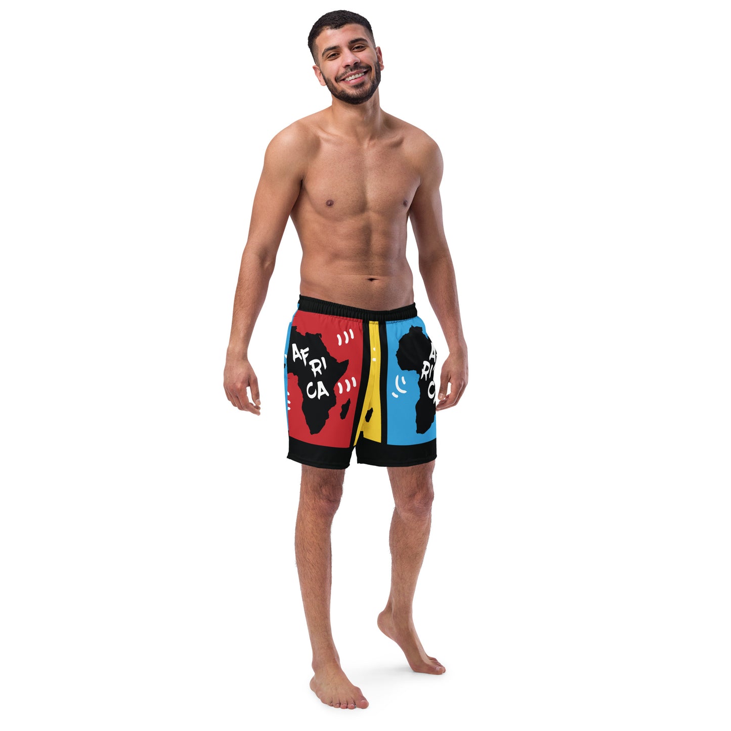 AFRICA PRIMARY Men's Swim Trunks