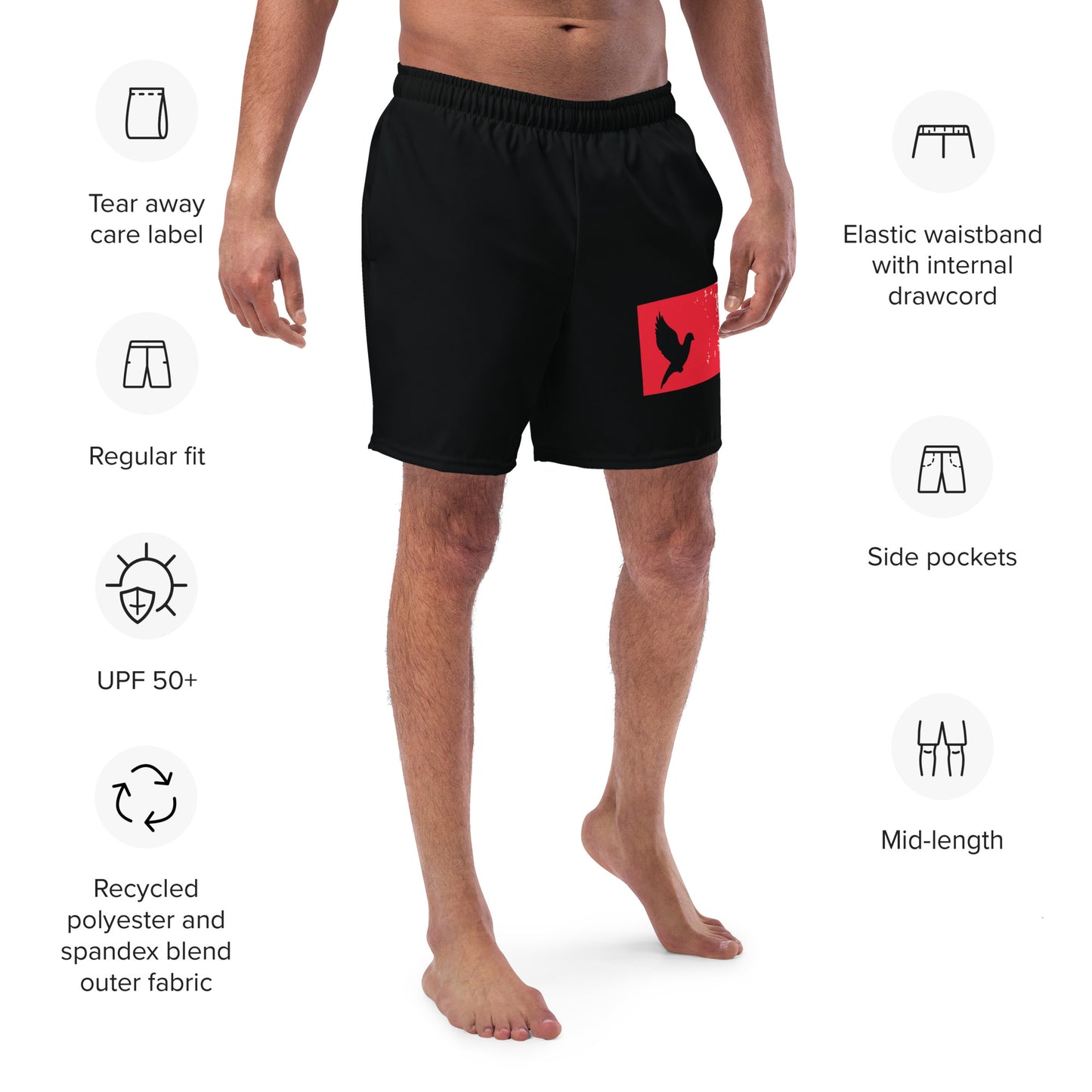 TAKE FLIGHT Men's Swim Trunks