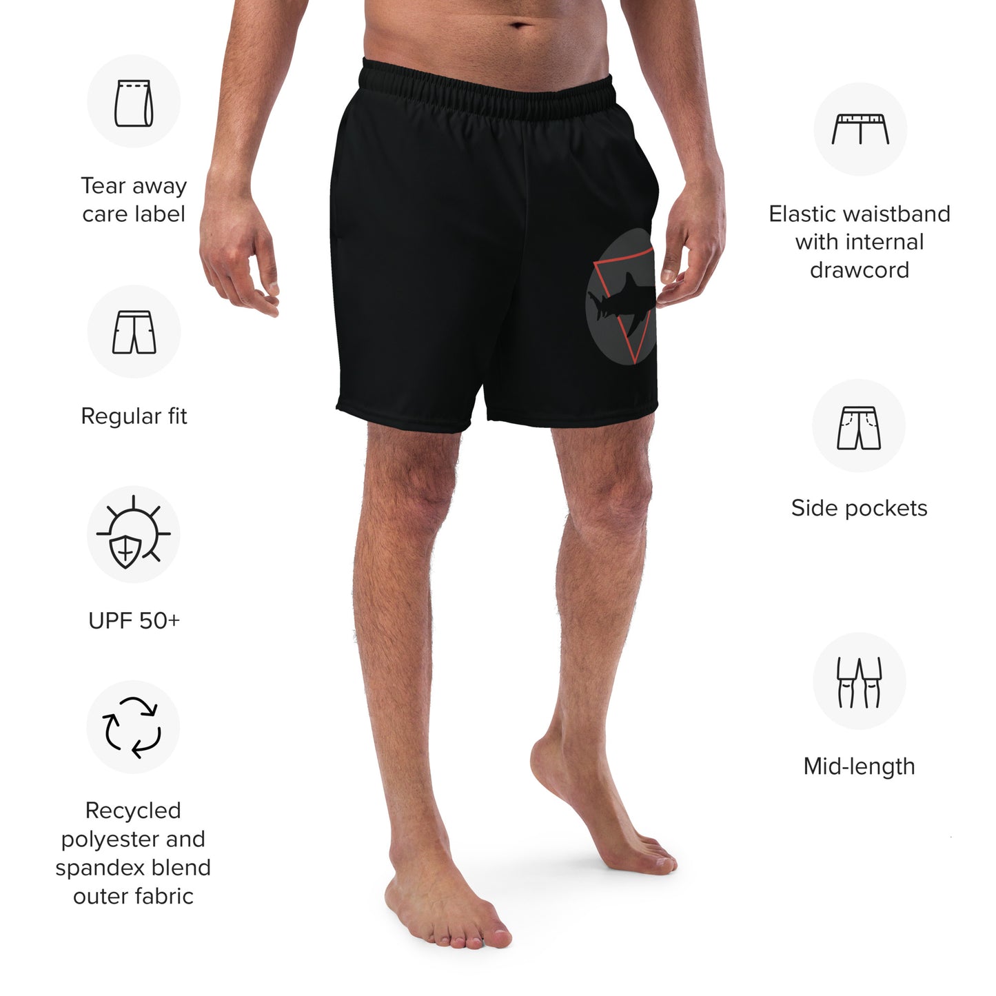 DREAM CHASER Men's Swim Trunks