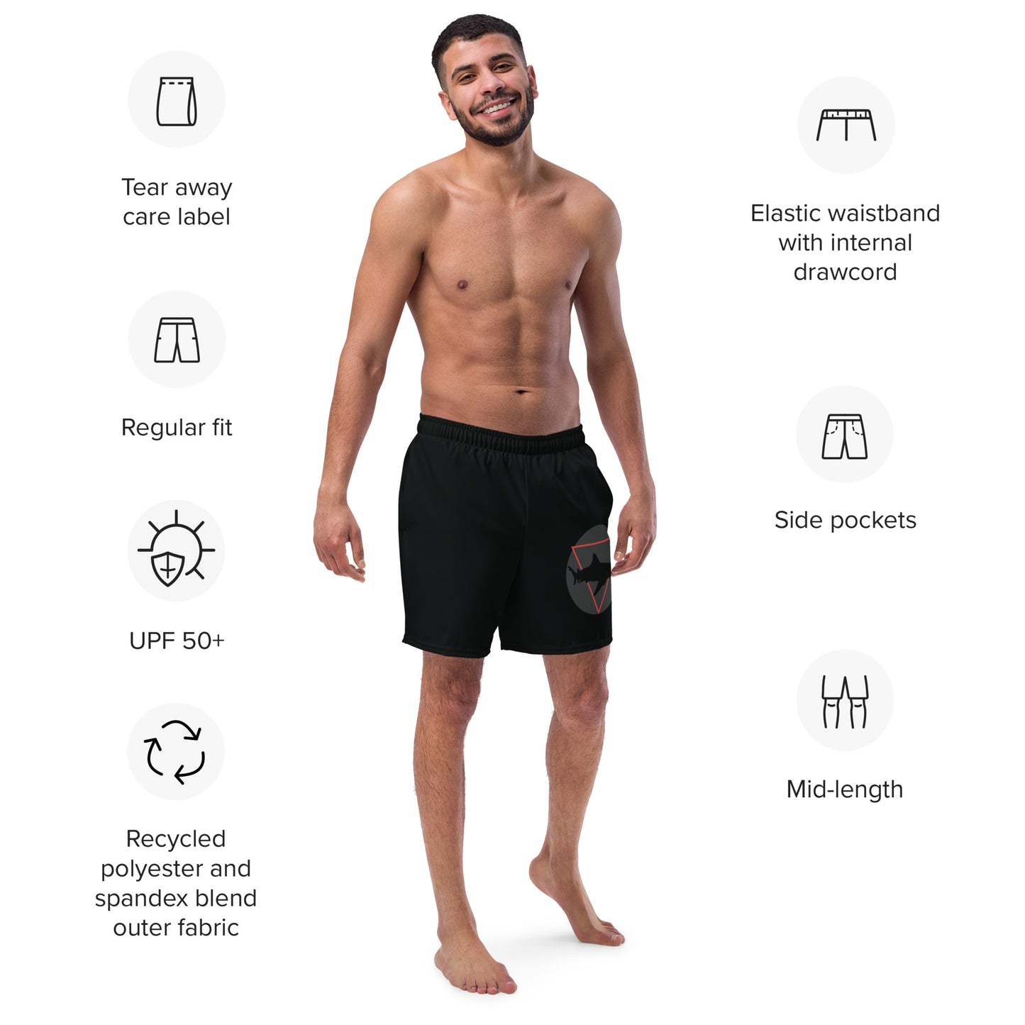 DREAM CHASER Men's Swim Trunks