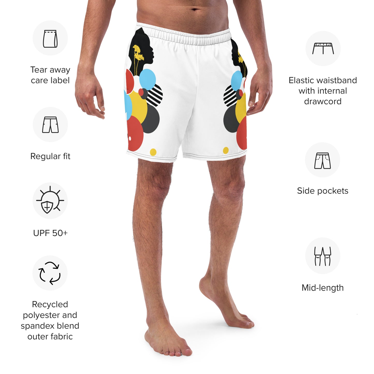 DREAMER Men's Swim Trunks