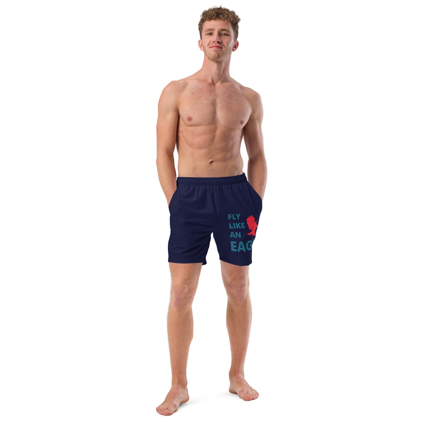 FLY LIKE AN EAGLE Men's Swim Trunks