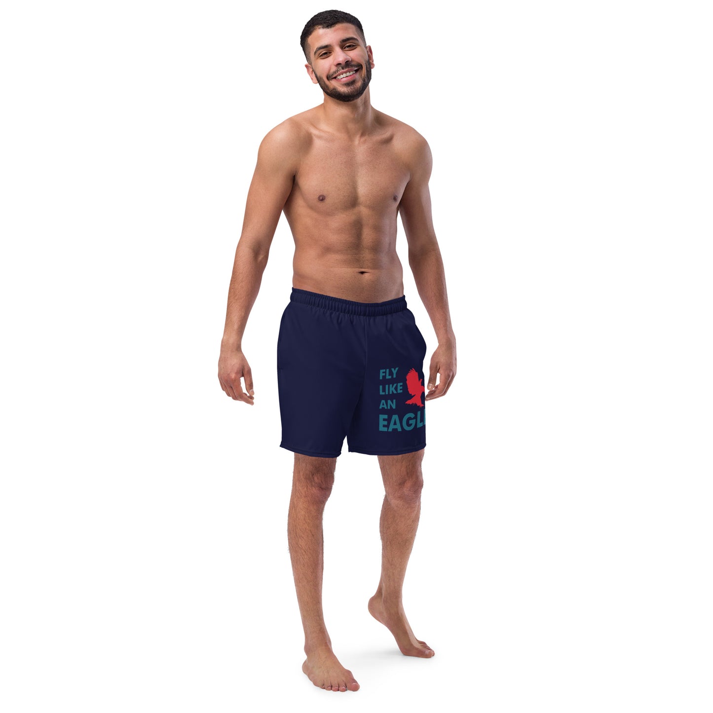 FLY LIKE AN EAGLE Men's Swim Trunks