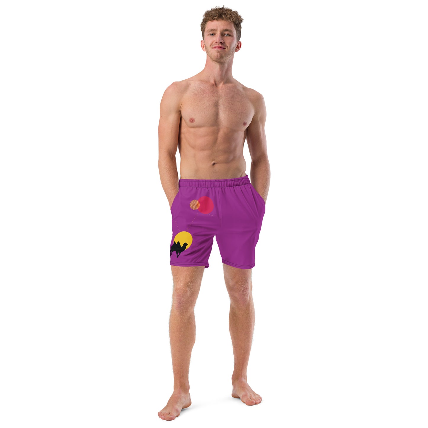 FOLLOW YOUR HEART Men's Swim Trunks