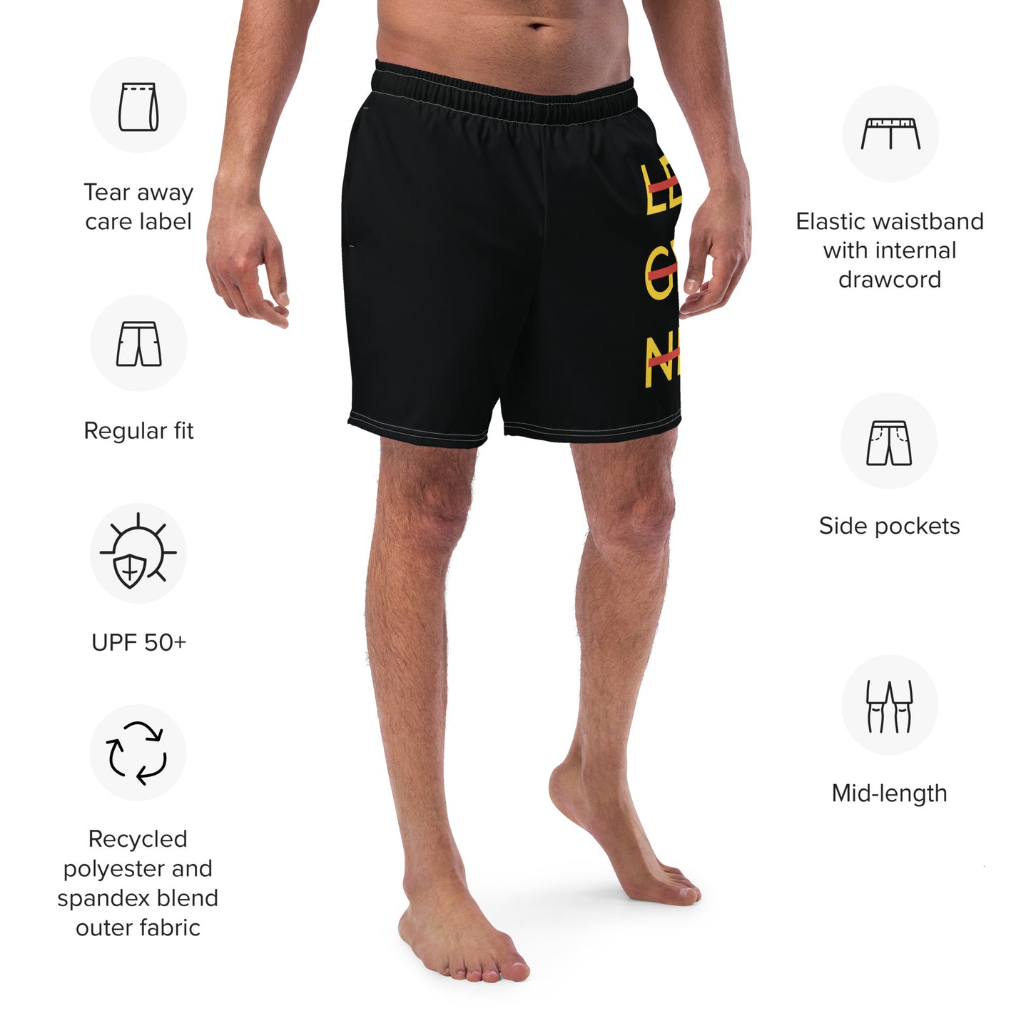 LEGEND Men's Swim Trunks