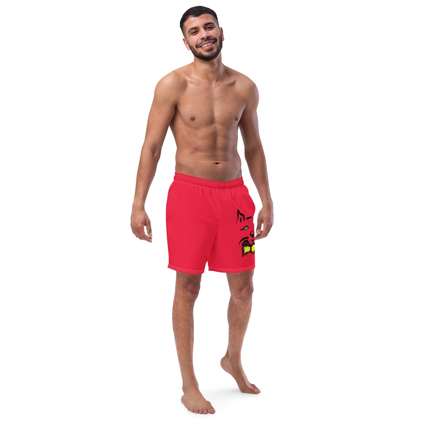 DAPPER CAT Men's Swim Trunks