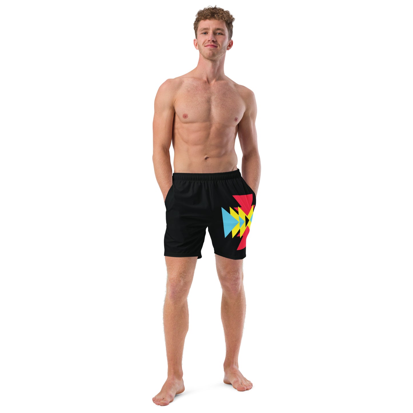 BE BRAVE Men's Swim Trunks