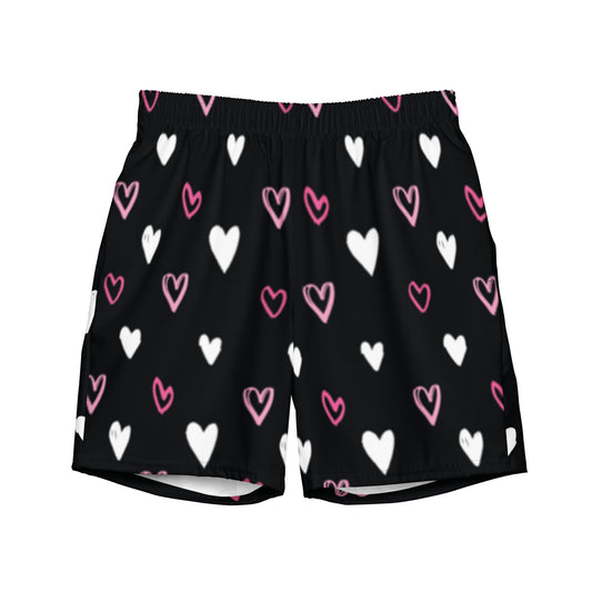 BE MY VALENTINE Men's Swim Trunks