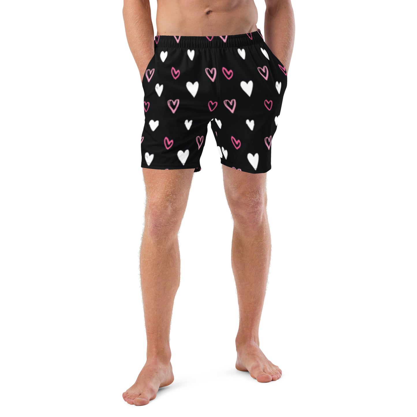 BE MY VALENTINE Men's Swim Trunks