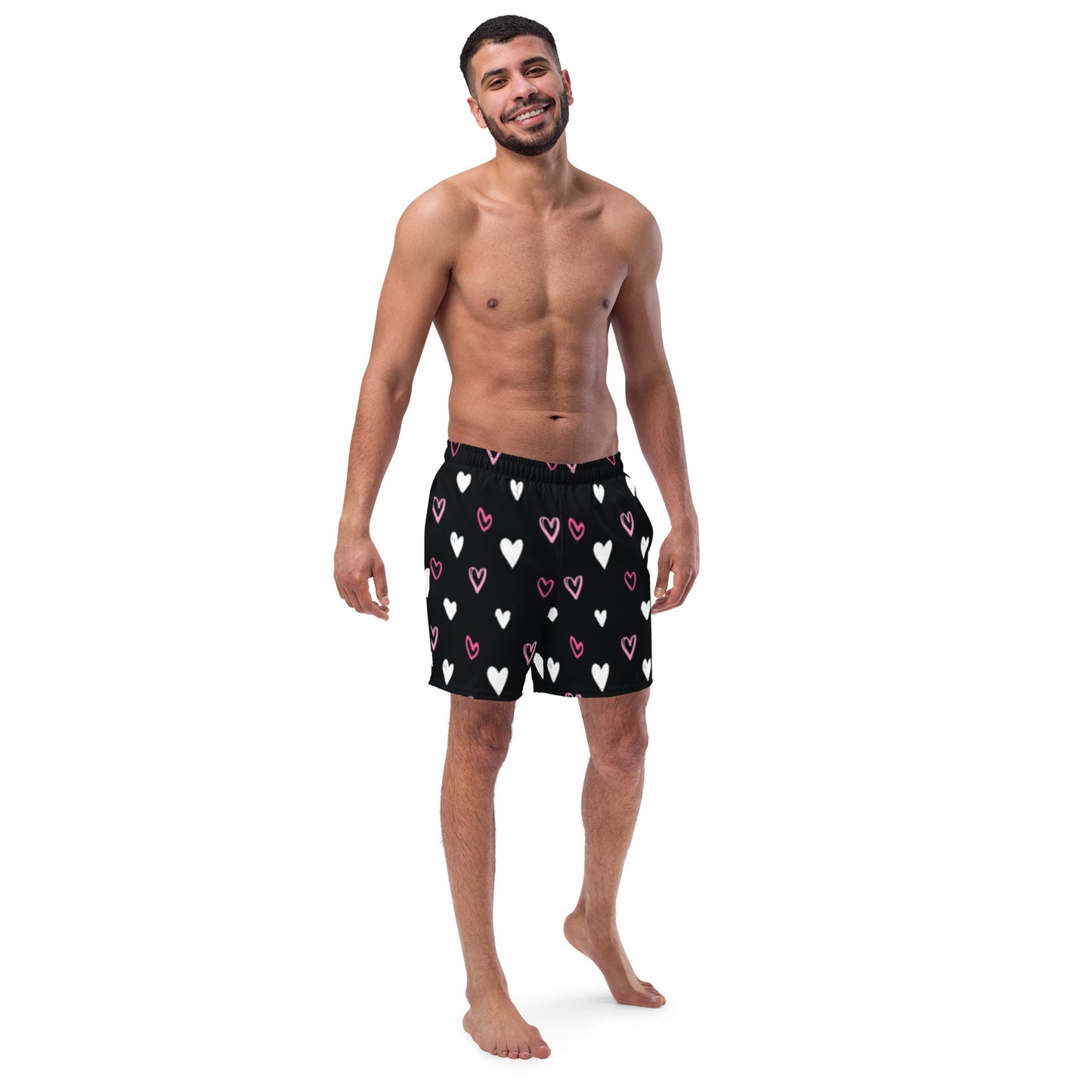 BE MY VALENTINE Men's Swim Trunks