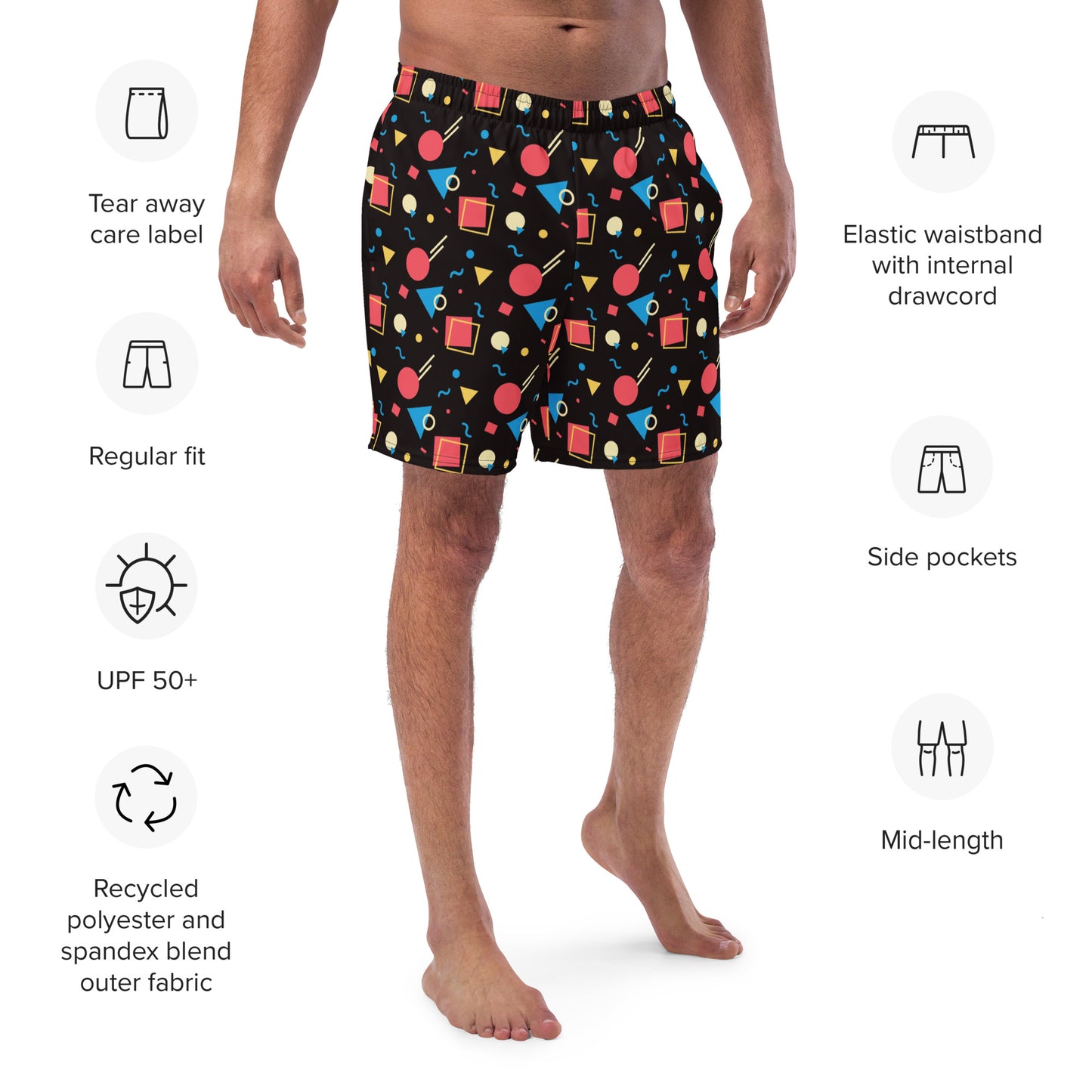 WATERMELON SUMMER Men's Swim Trunks