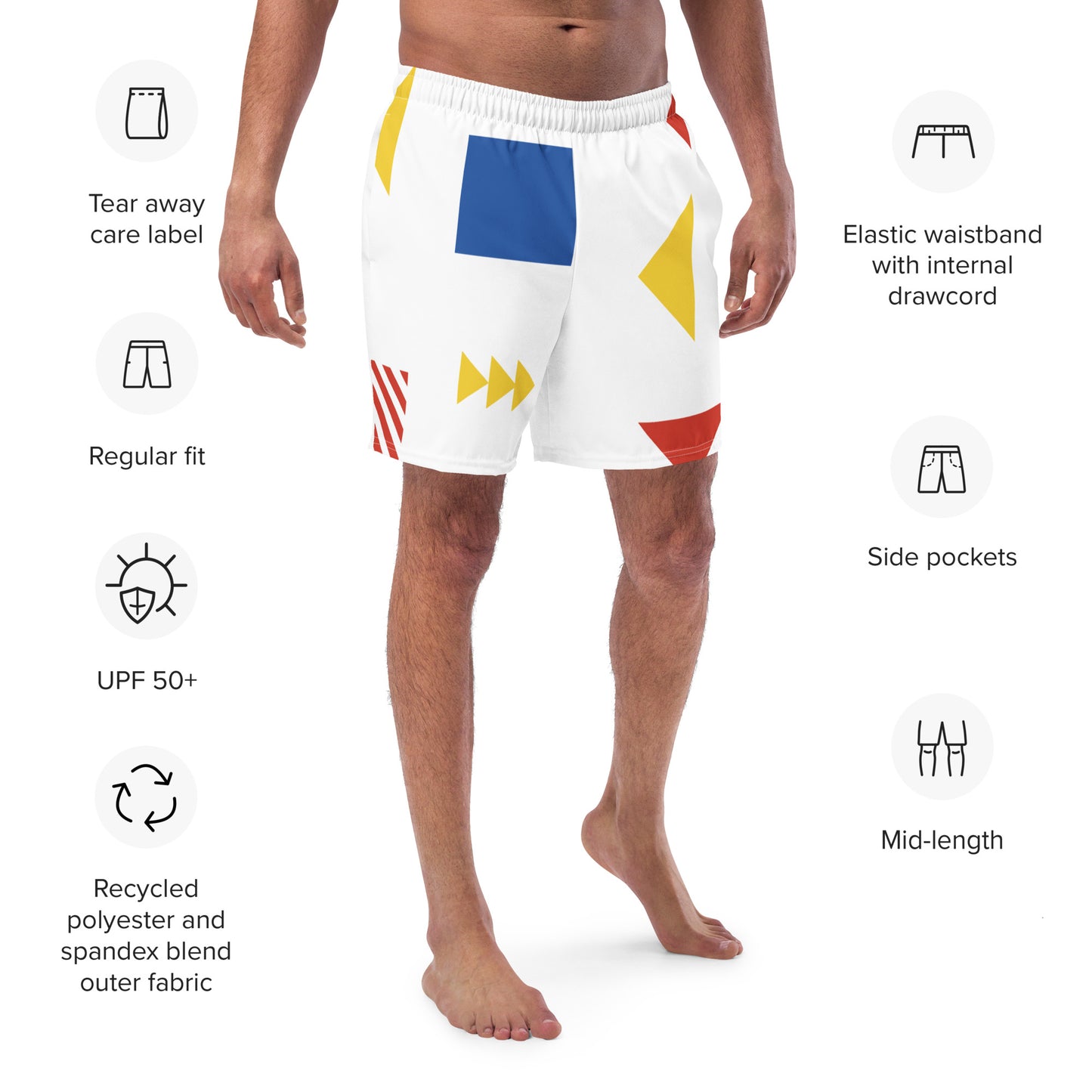 UNIQUE Men's Swim Trunks