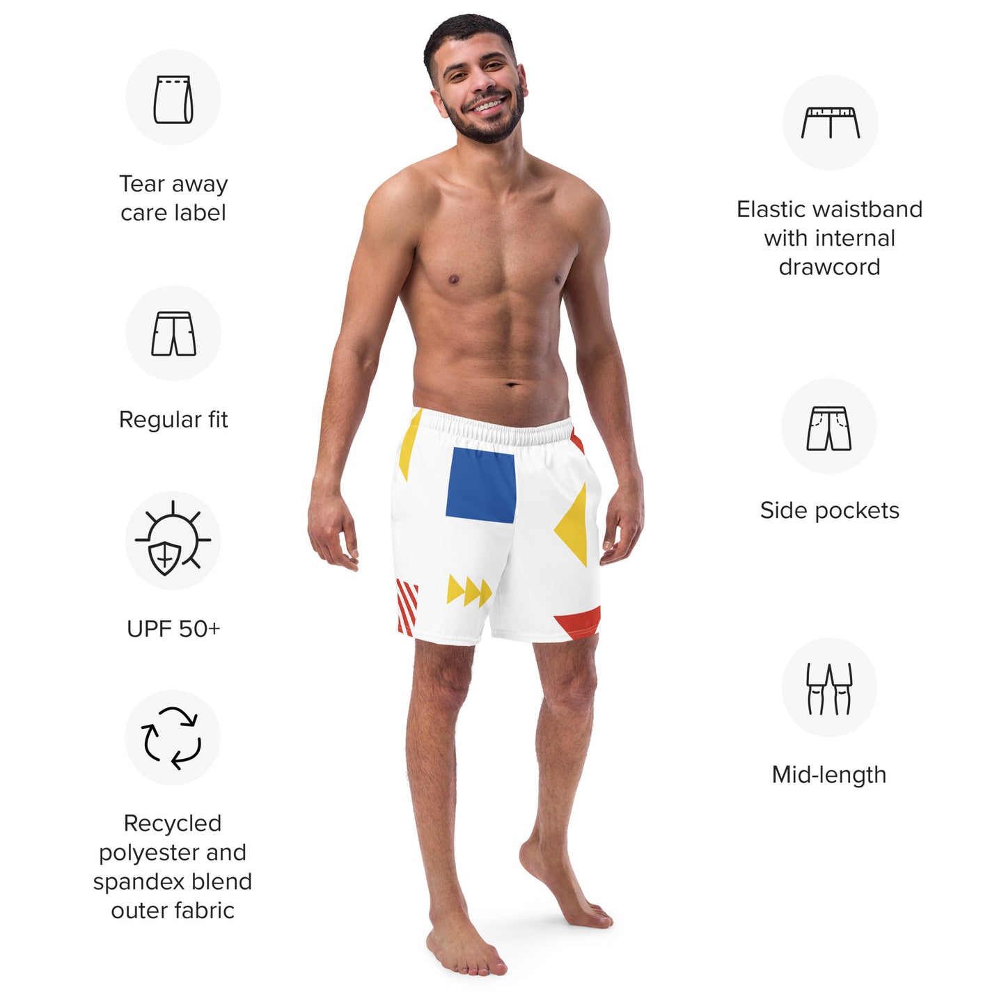 UNIQUE Men's Swim Trunks