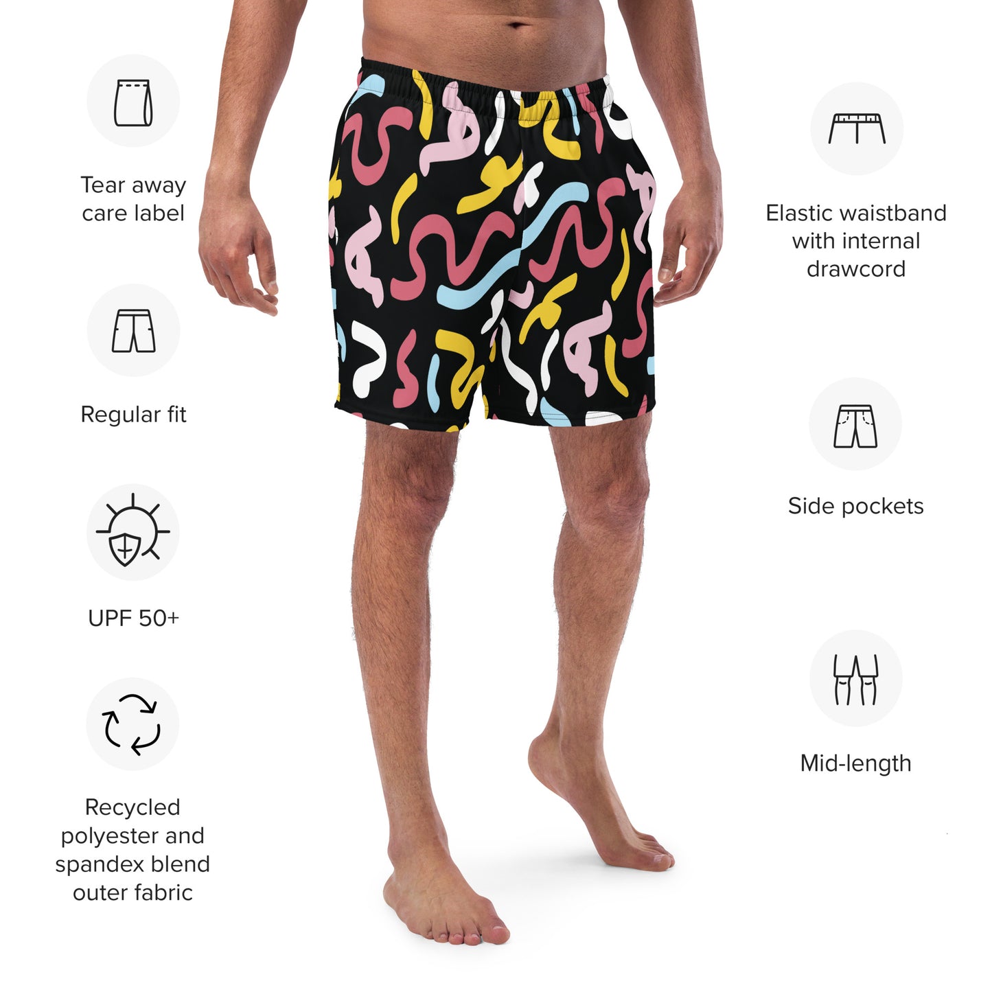 QUANTUM Men's Swim Trunks