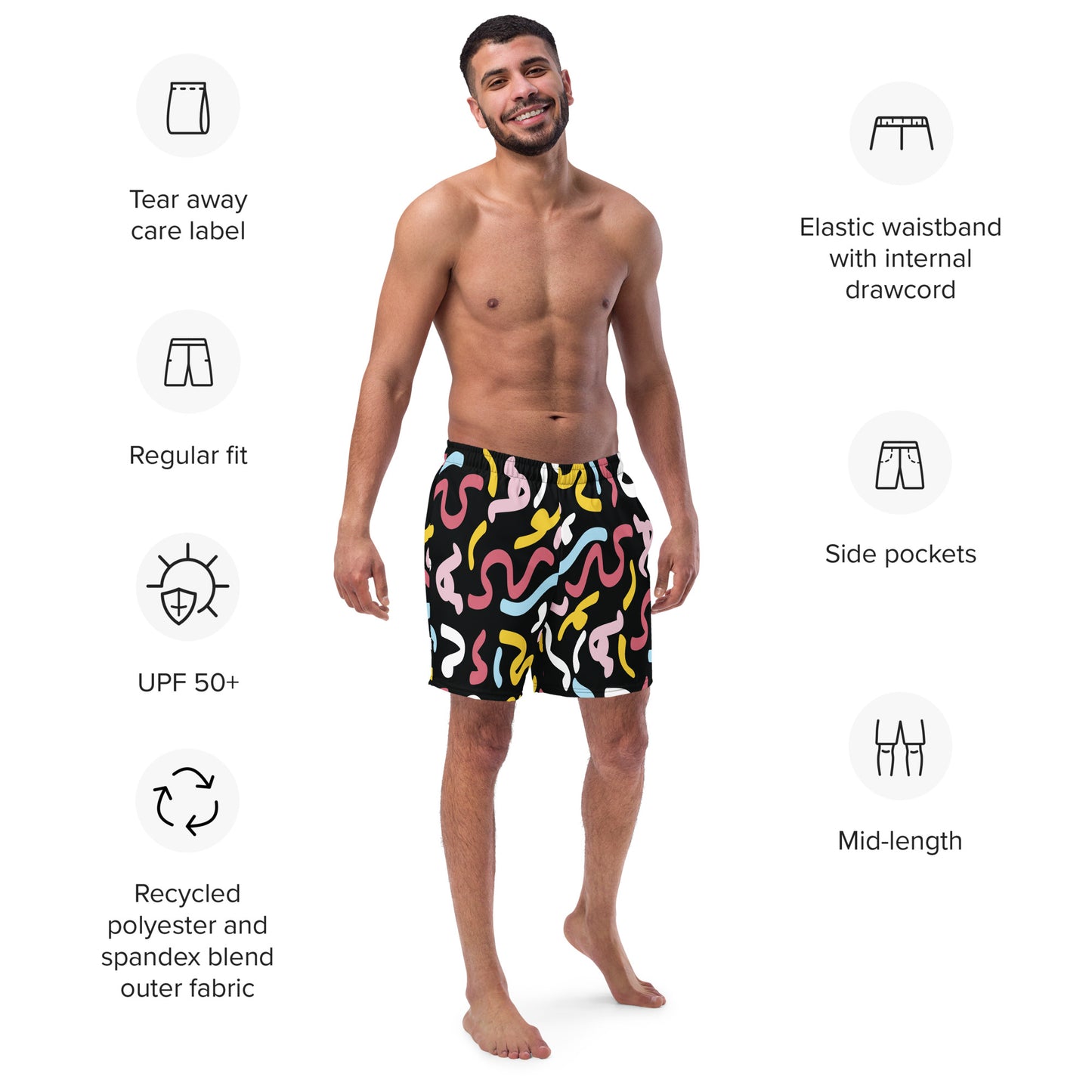 QUANTUM Men's Swim Trunks