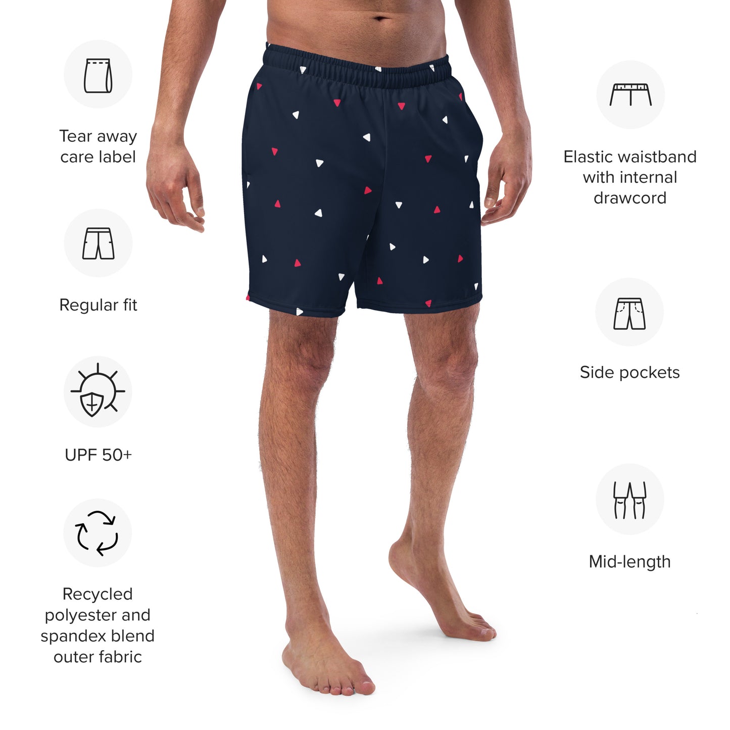 CELEBRATE GOOD TIMES Men's Swim Trunks