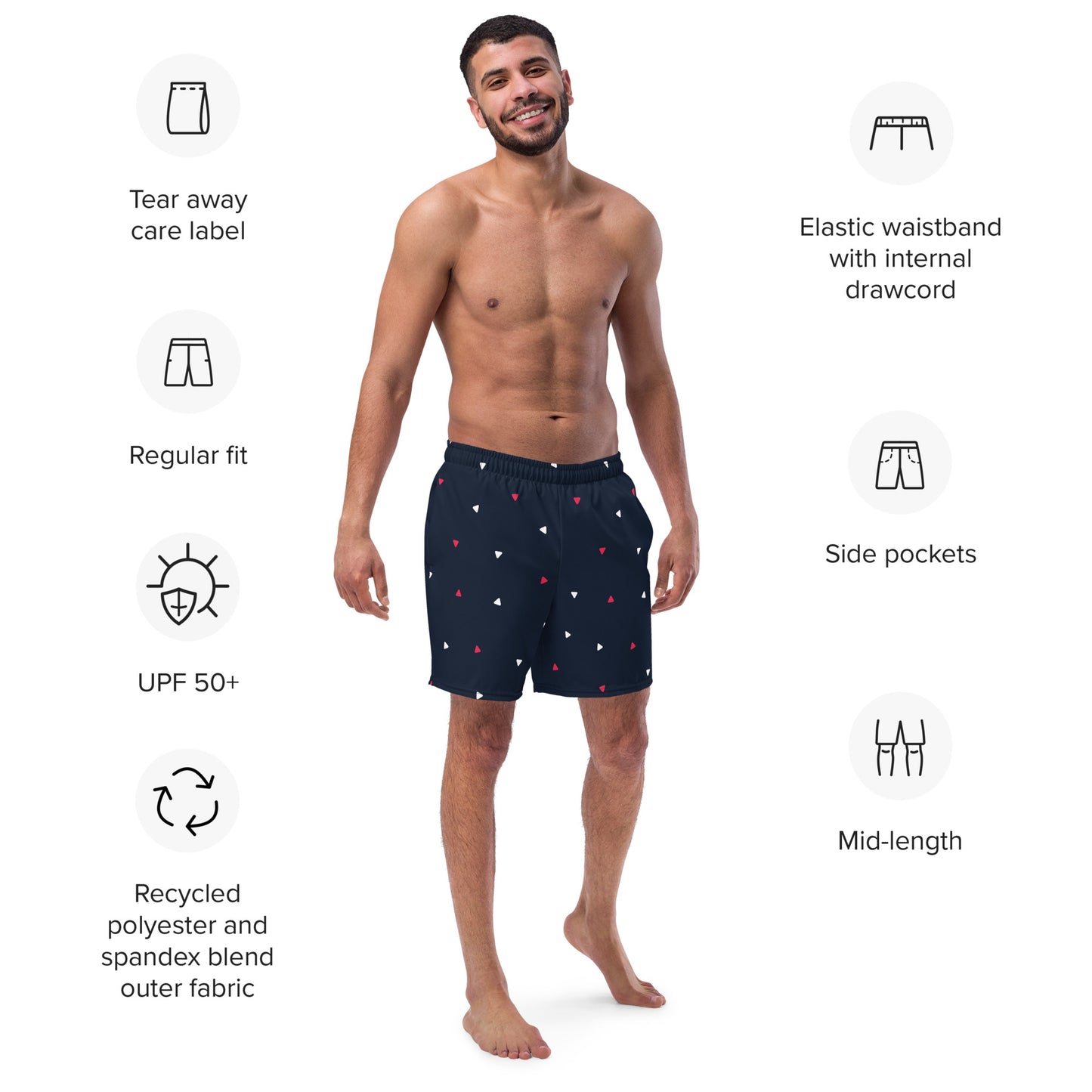 CELEBRATE GOOD TIMES Men's Swim Trunks