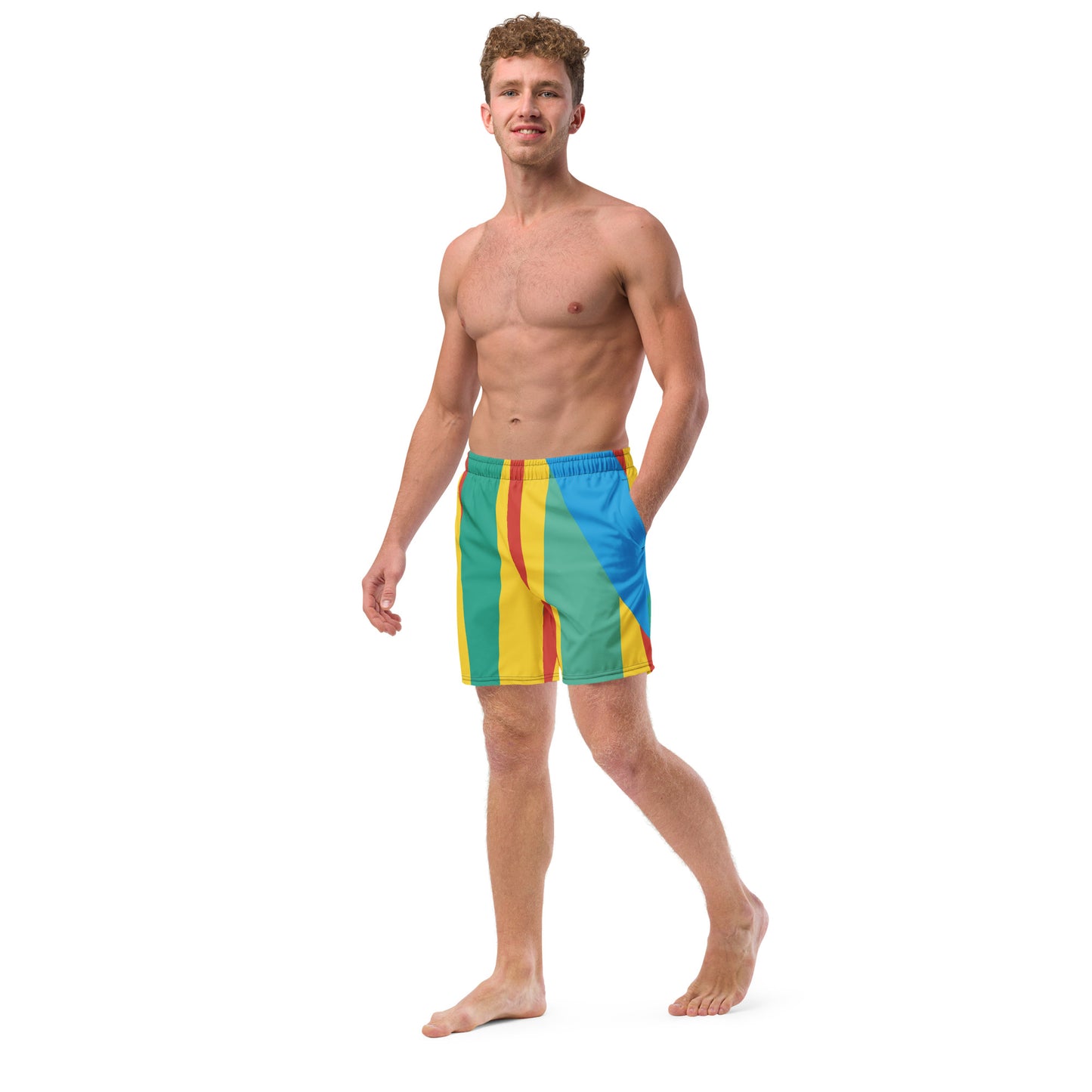 RAY OF LIGHT Men's Swim Trunks