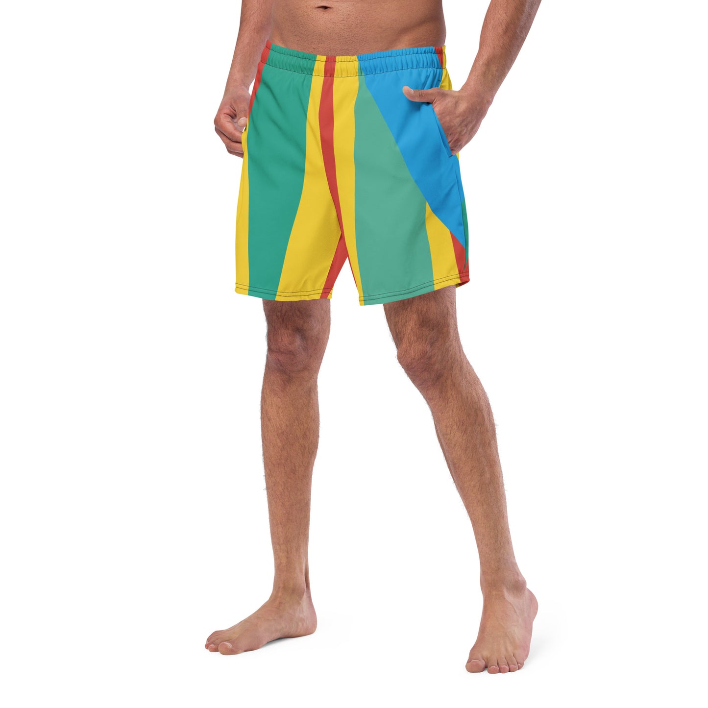 RAY OF LIGHT Men's Swim Trunks