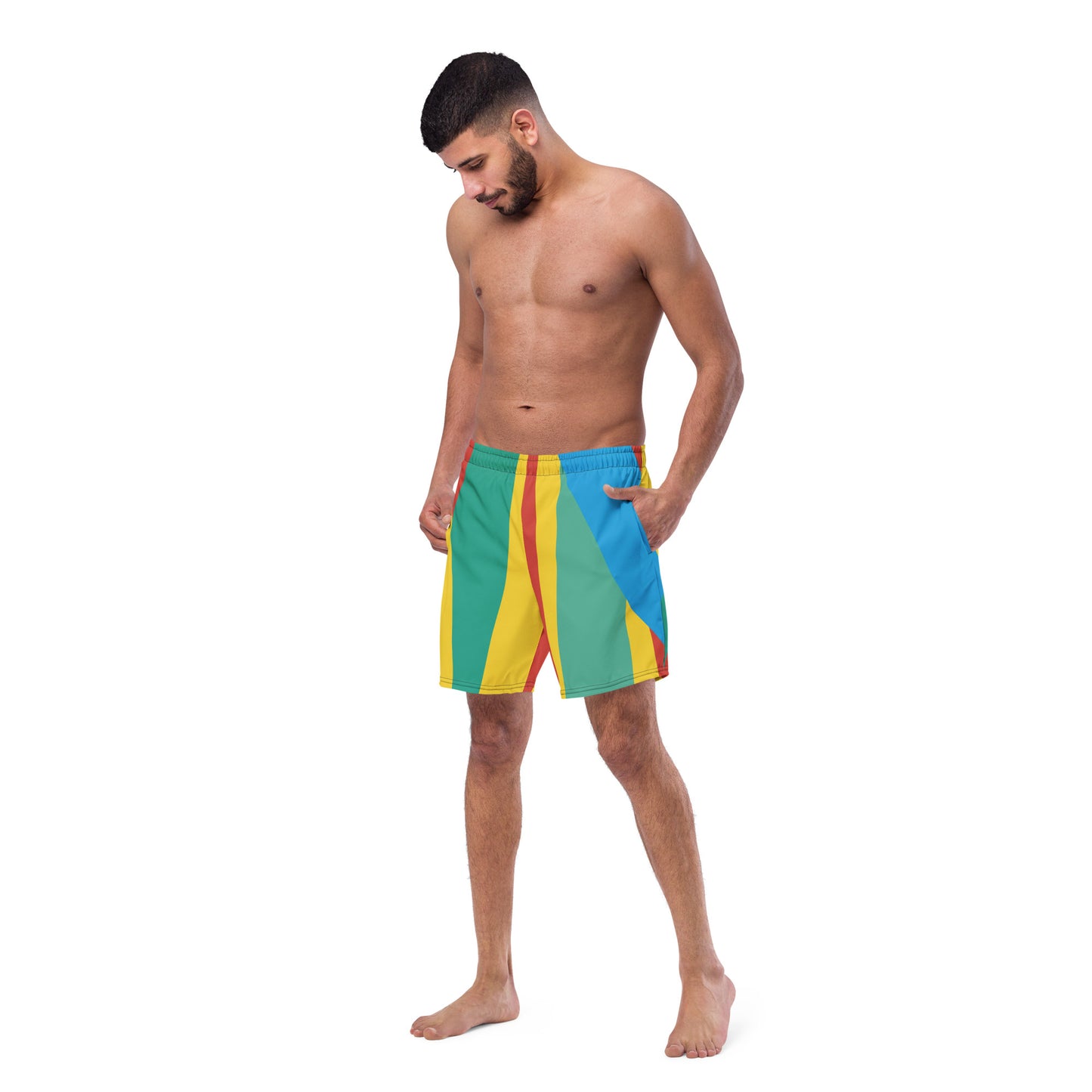 RAY OF LIGHT Men's Swim Trunks