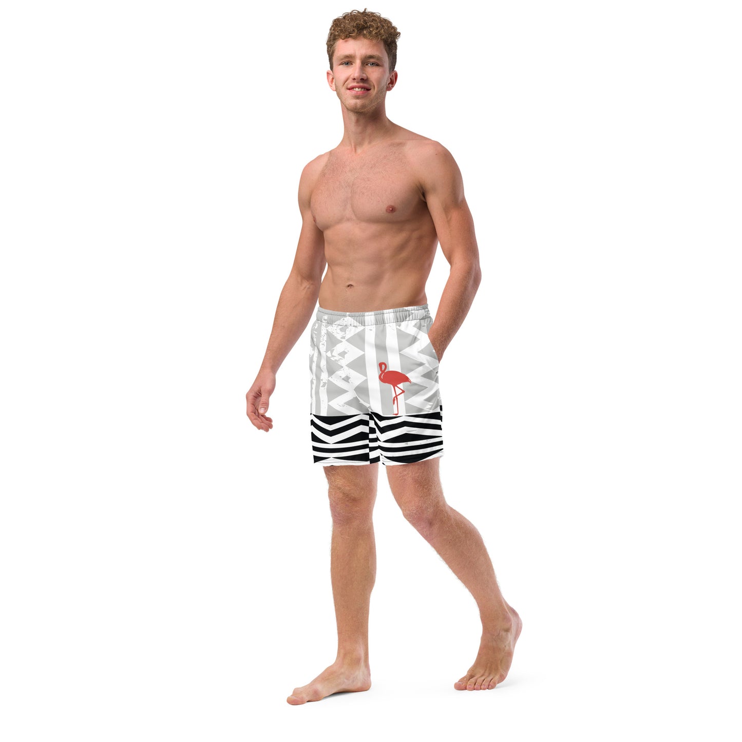 ONE STEP AT A TIME Swim Trunks