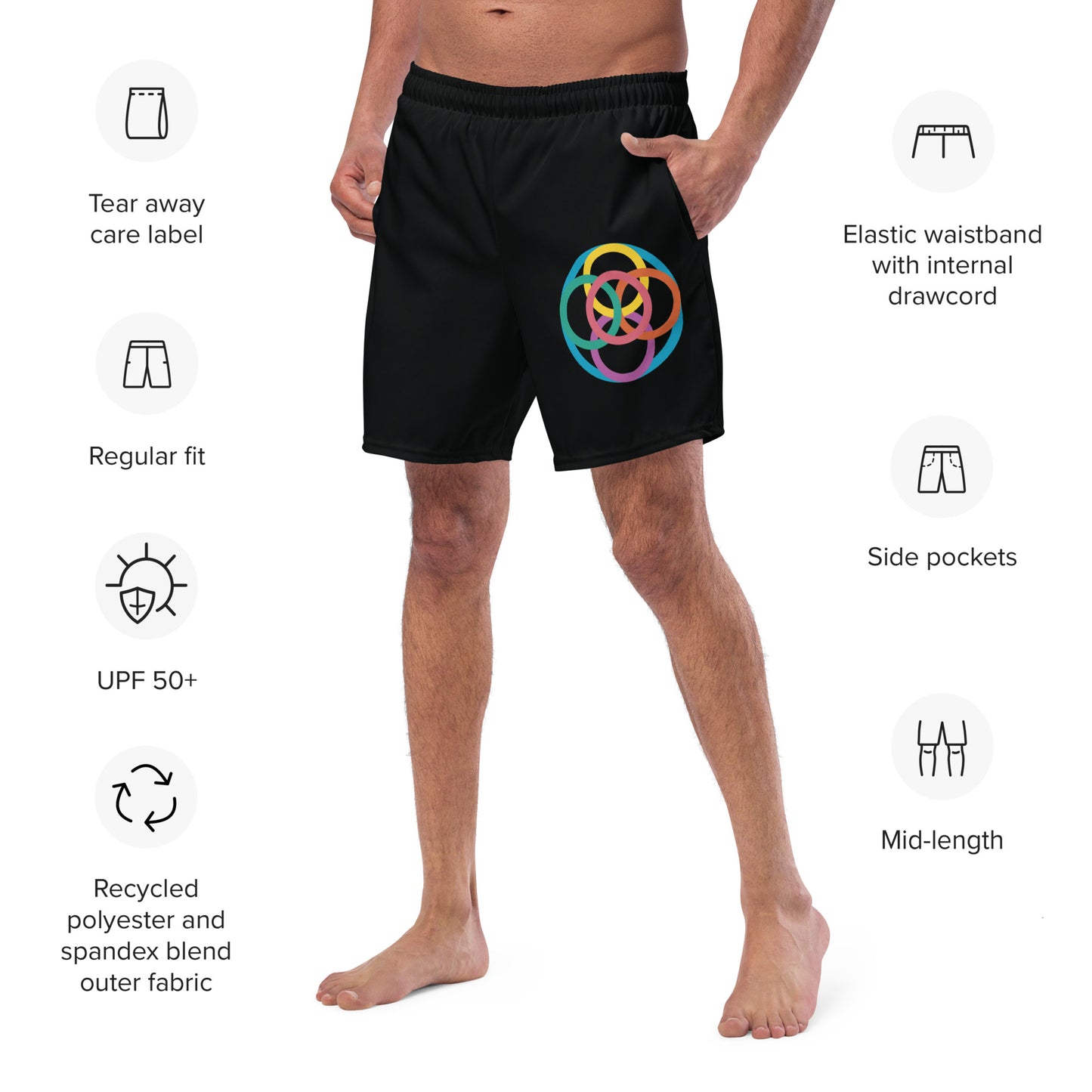 CONNECTED Men's Swim Trunks