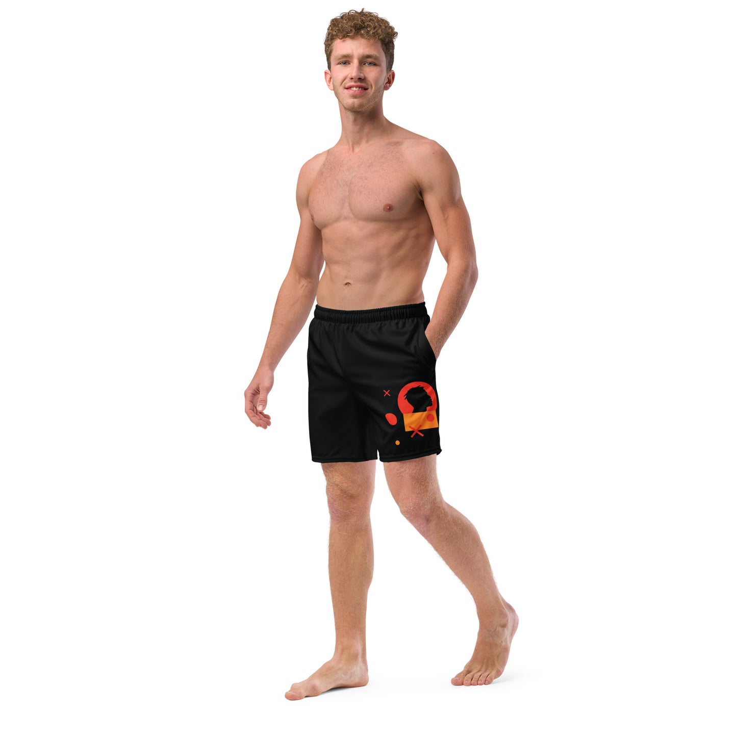 VISIONARY Men's Swim Trunks (Orange Hues)