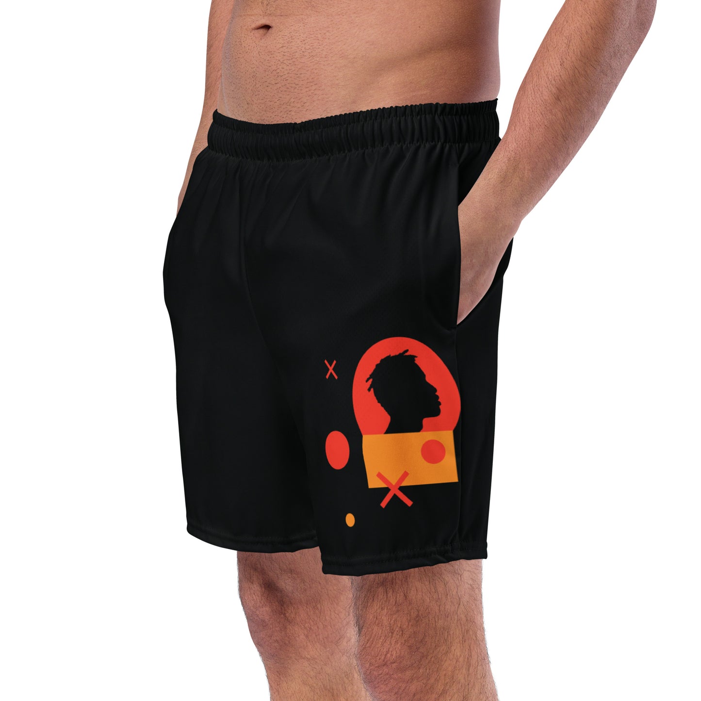 VISIONARY Men's Swim Trunks (Orange Hues)