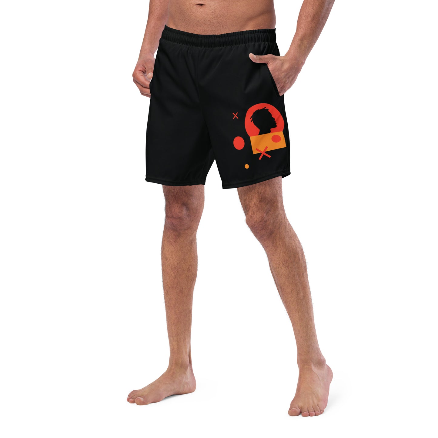 VISIONARY Men's Swim Trunks (Orange Hues)