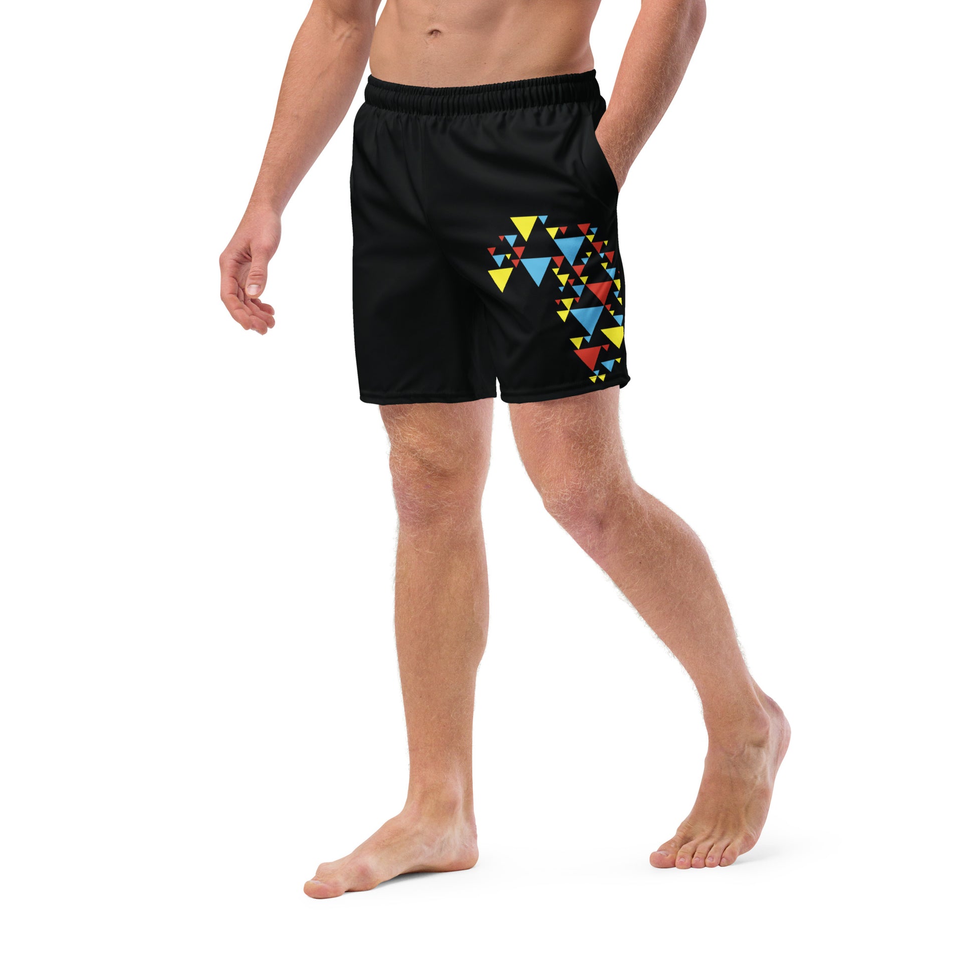 AFRICA IS ELECTRIC Men's Swim Trunks - SOULSKY 