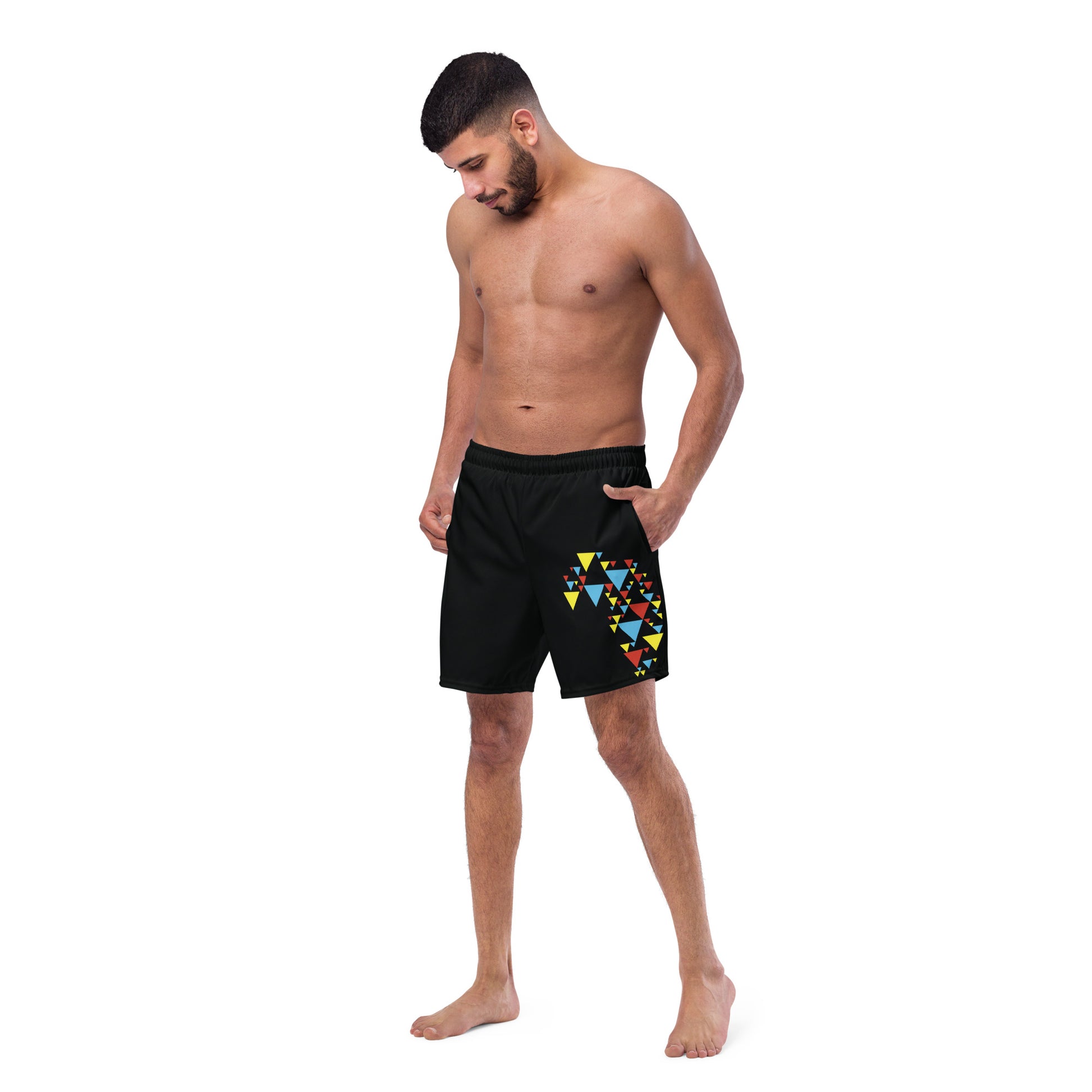 AFRICA IS ELECTRIC Men's Swim Trunks - SOULSKY 