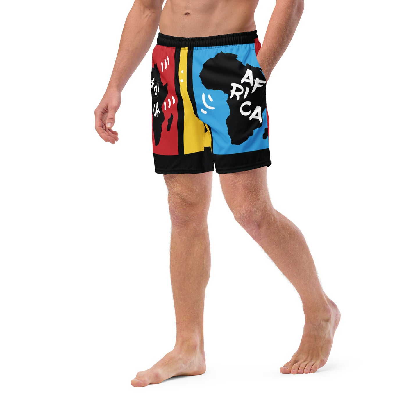 AFRICA PRIMARY Men's Swim Trunks