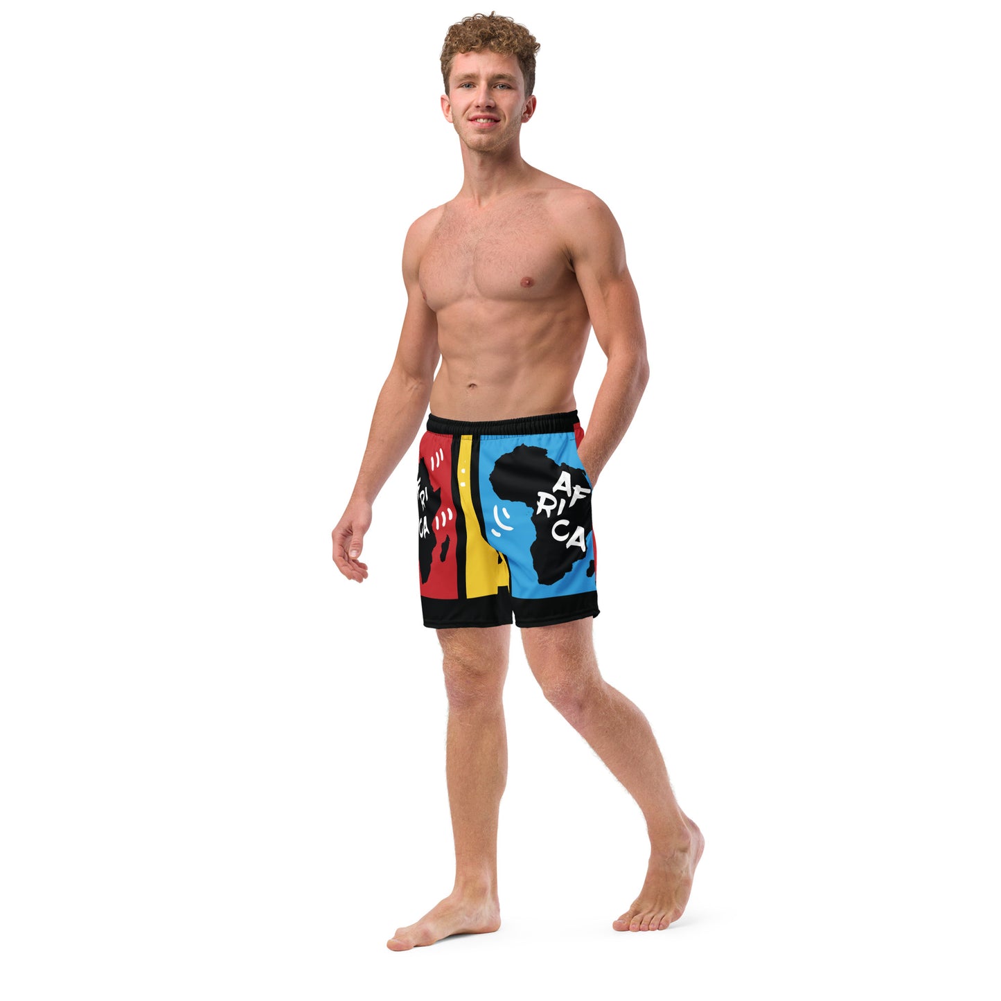 AFRICA PRIMARY Men's Swim Trunks