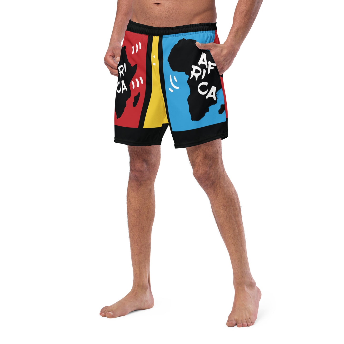 AFRICA PRIMARY Men's Swim Trunks