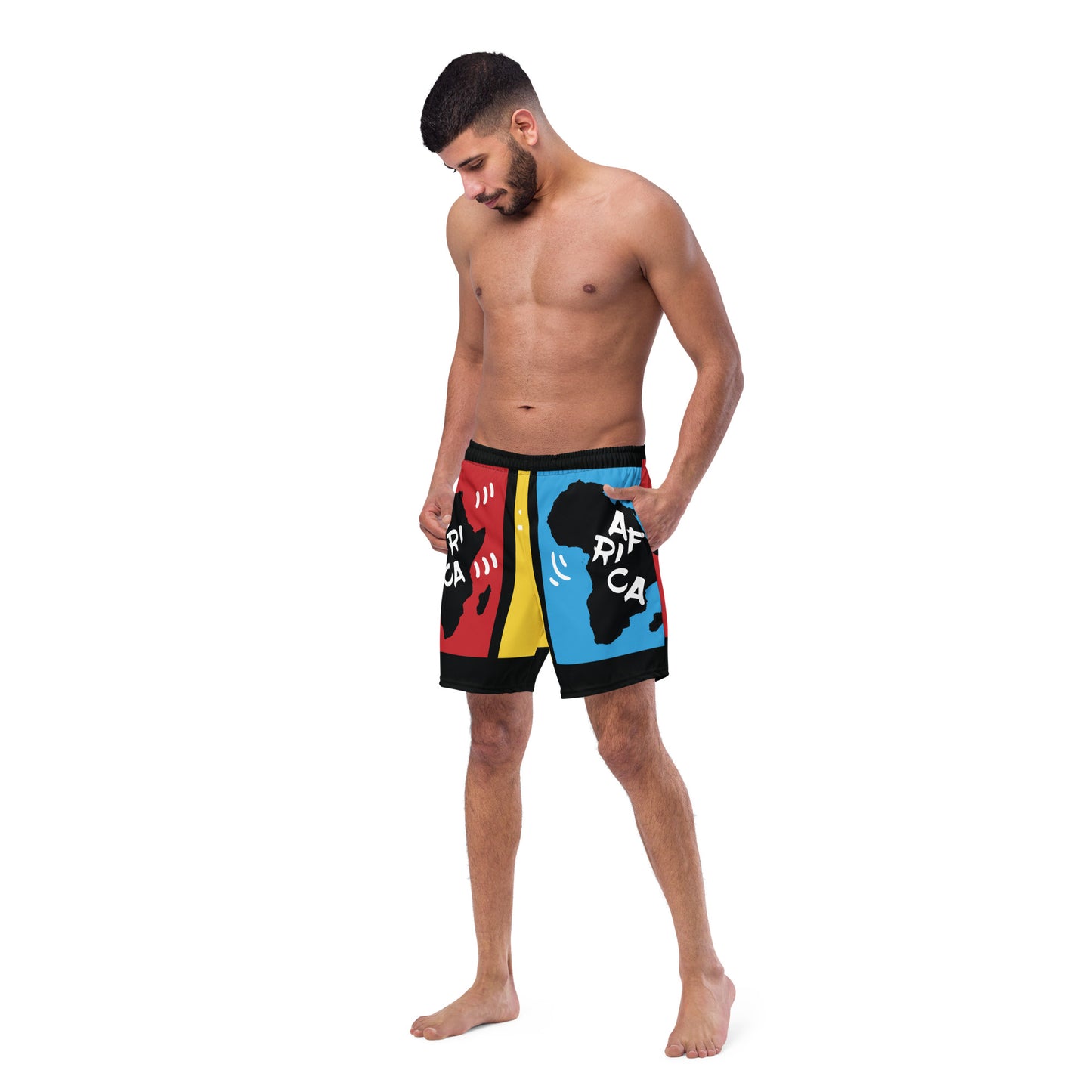 AFRICA PRIMARY Men's Swim Trunks