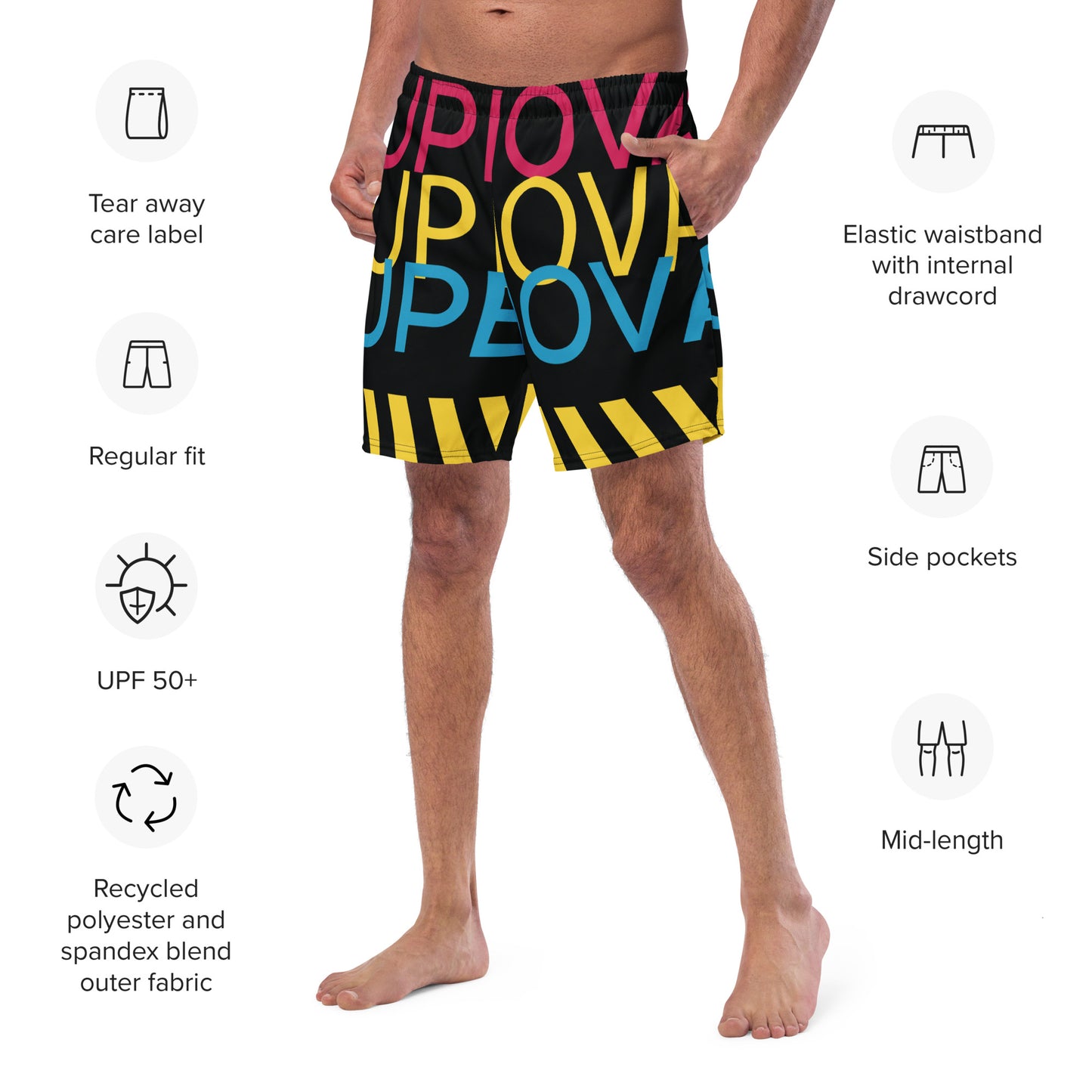 SUPERNOVA Men's Swim Trunks