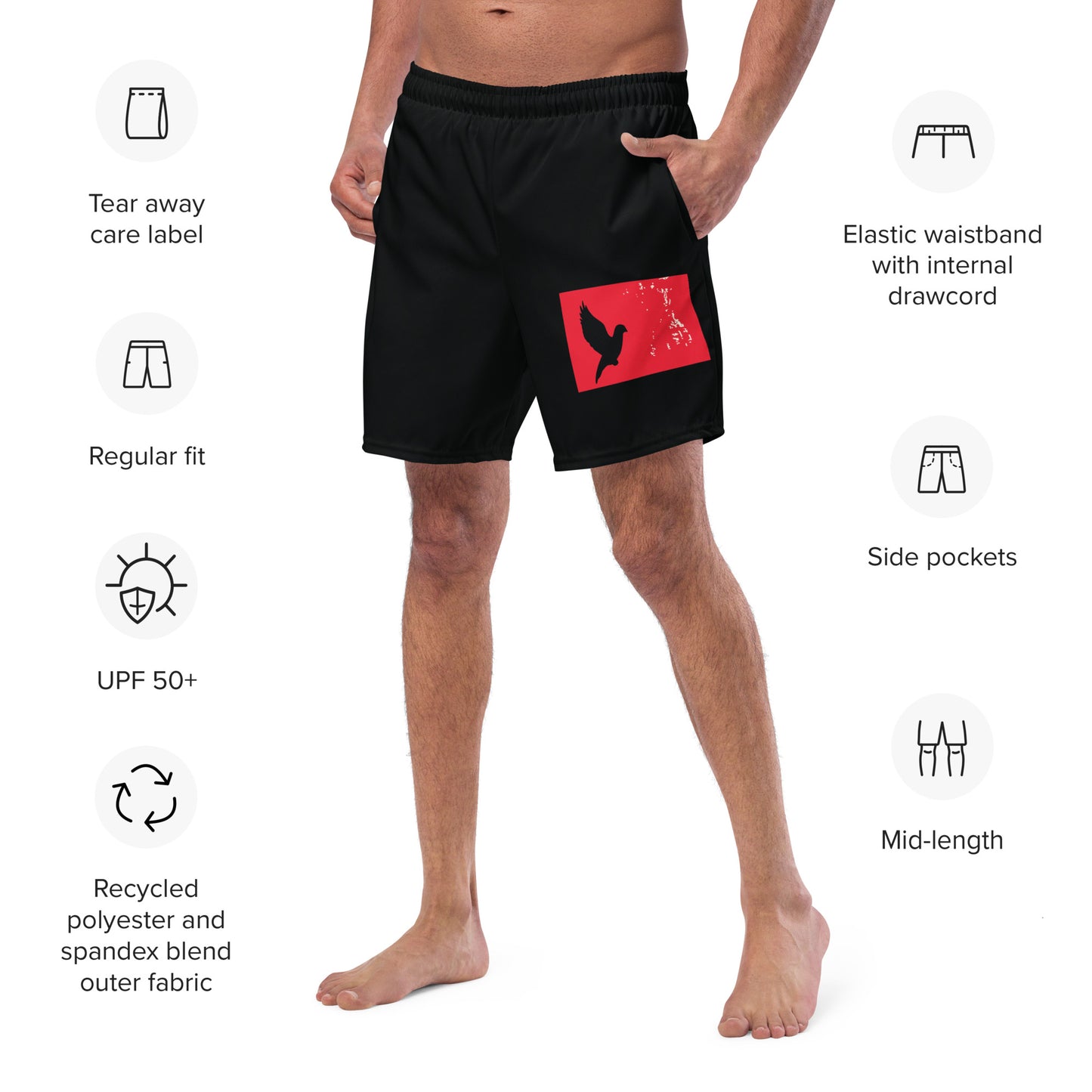 TAKE FLIGHT Men's Swim Trunks