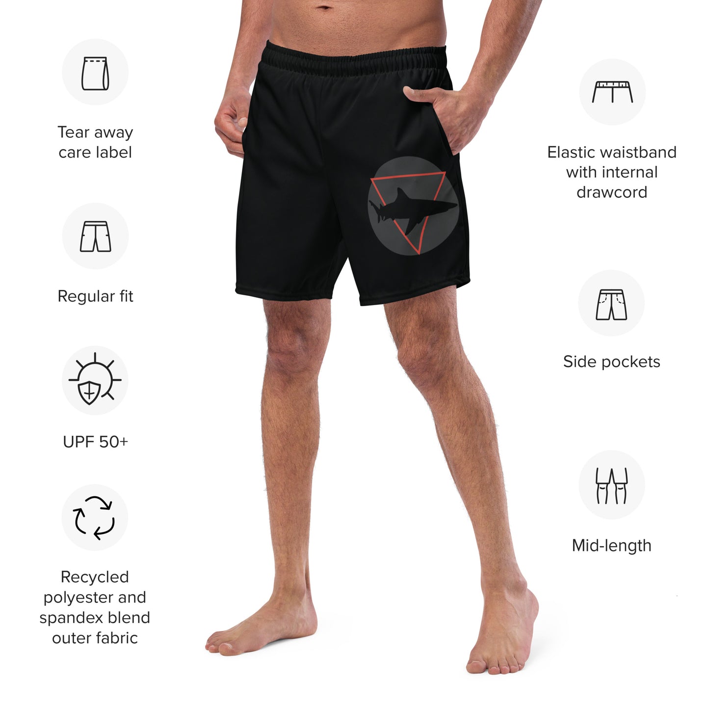 DREAM CHASER Men's Swim Trunks