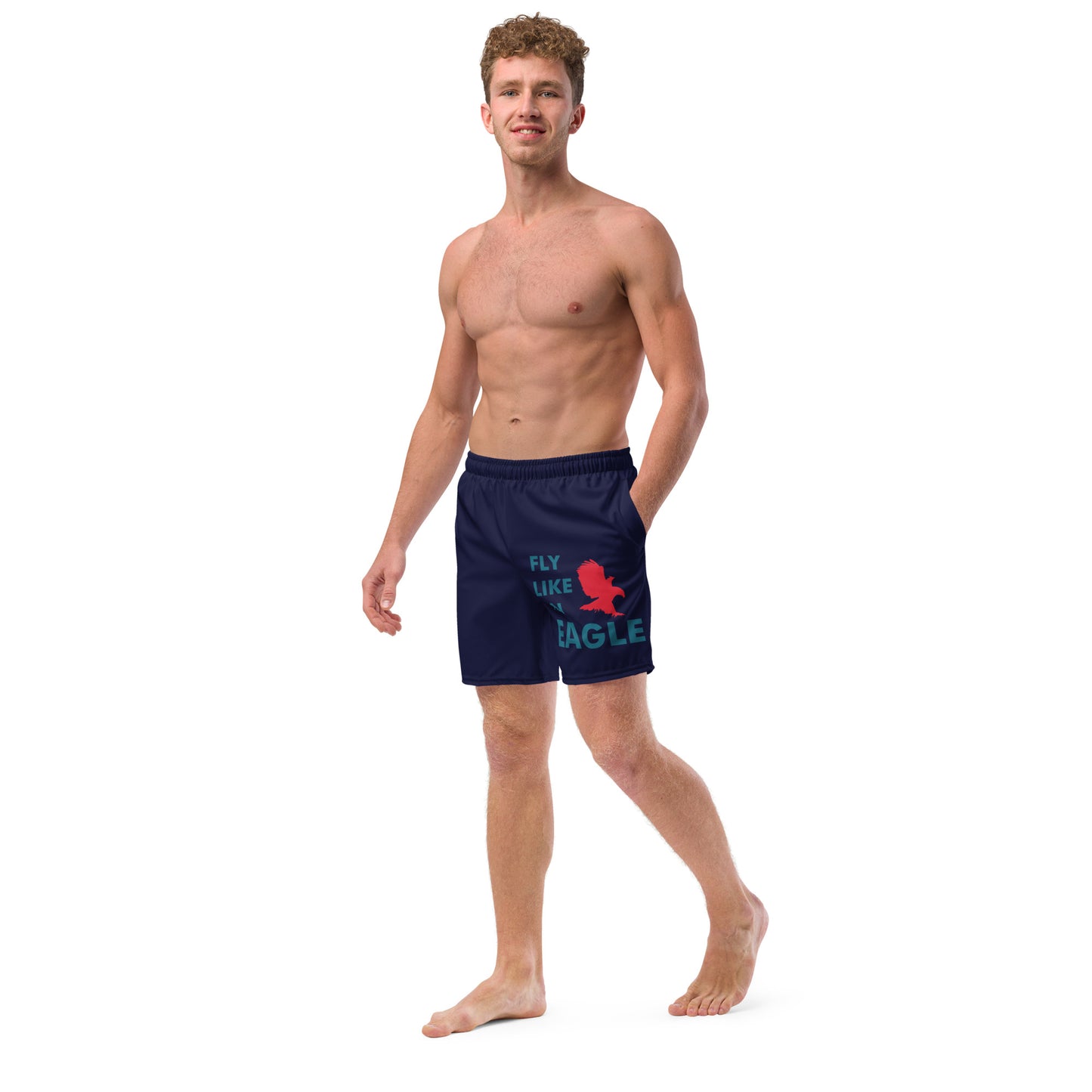 FLY LIKE AN EAGLE Men's Swim Trunks