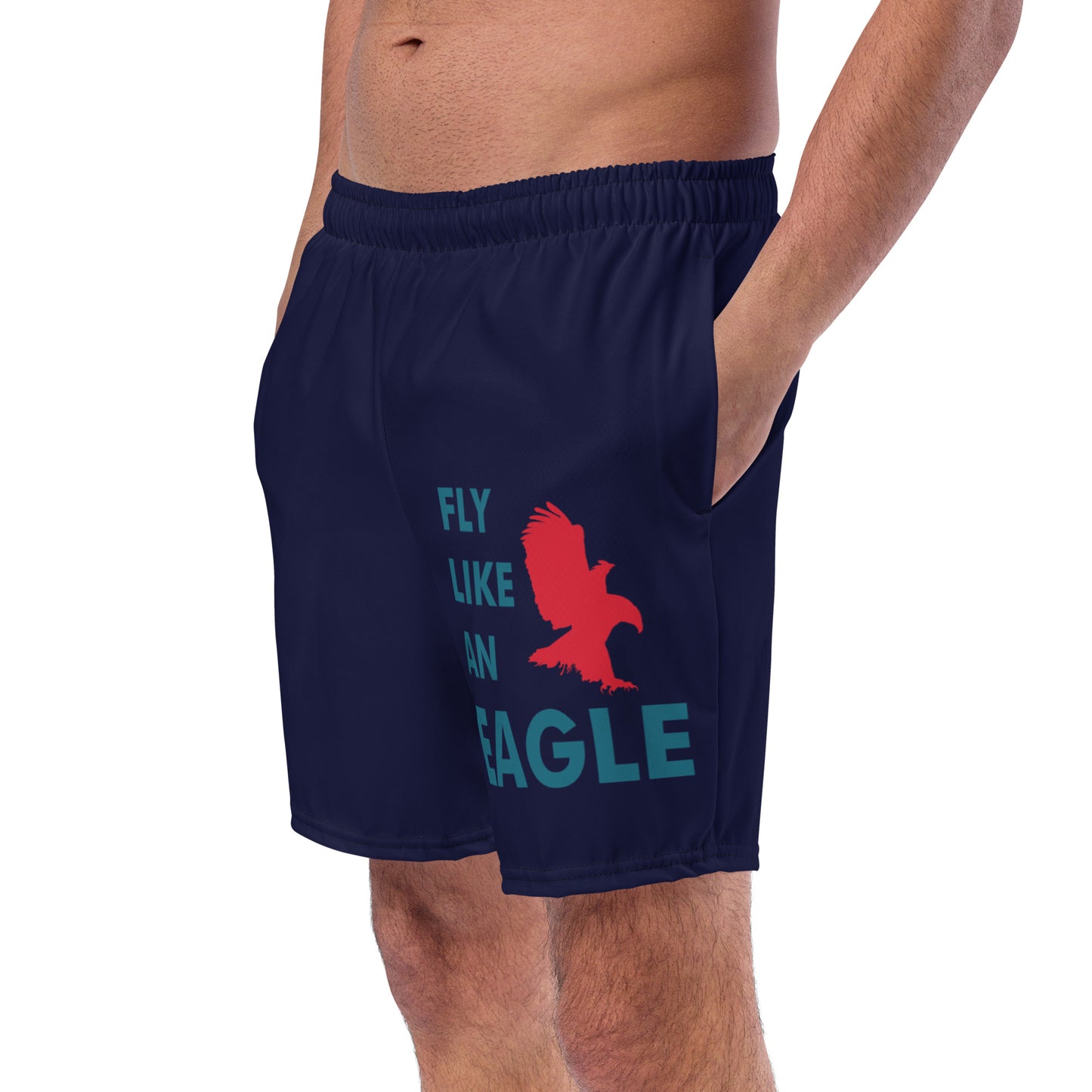 FLY LIKE AN EAGLE Men's Swim Trunks