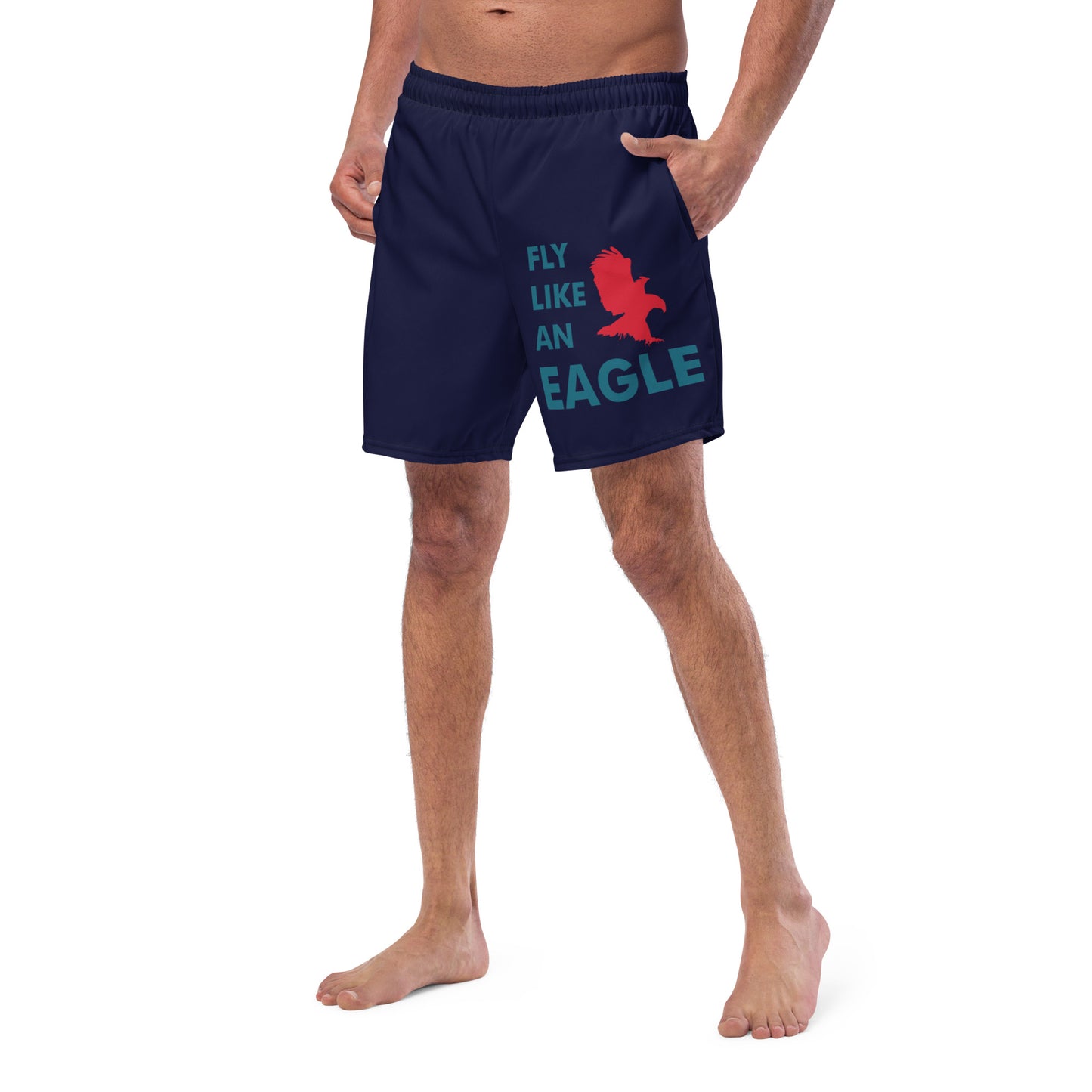 FLY LIKE AN EAGLE Men's Swim Trunks