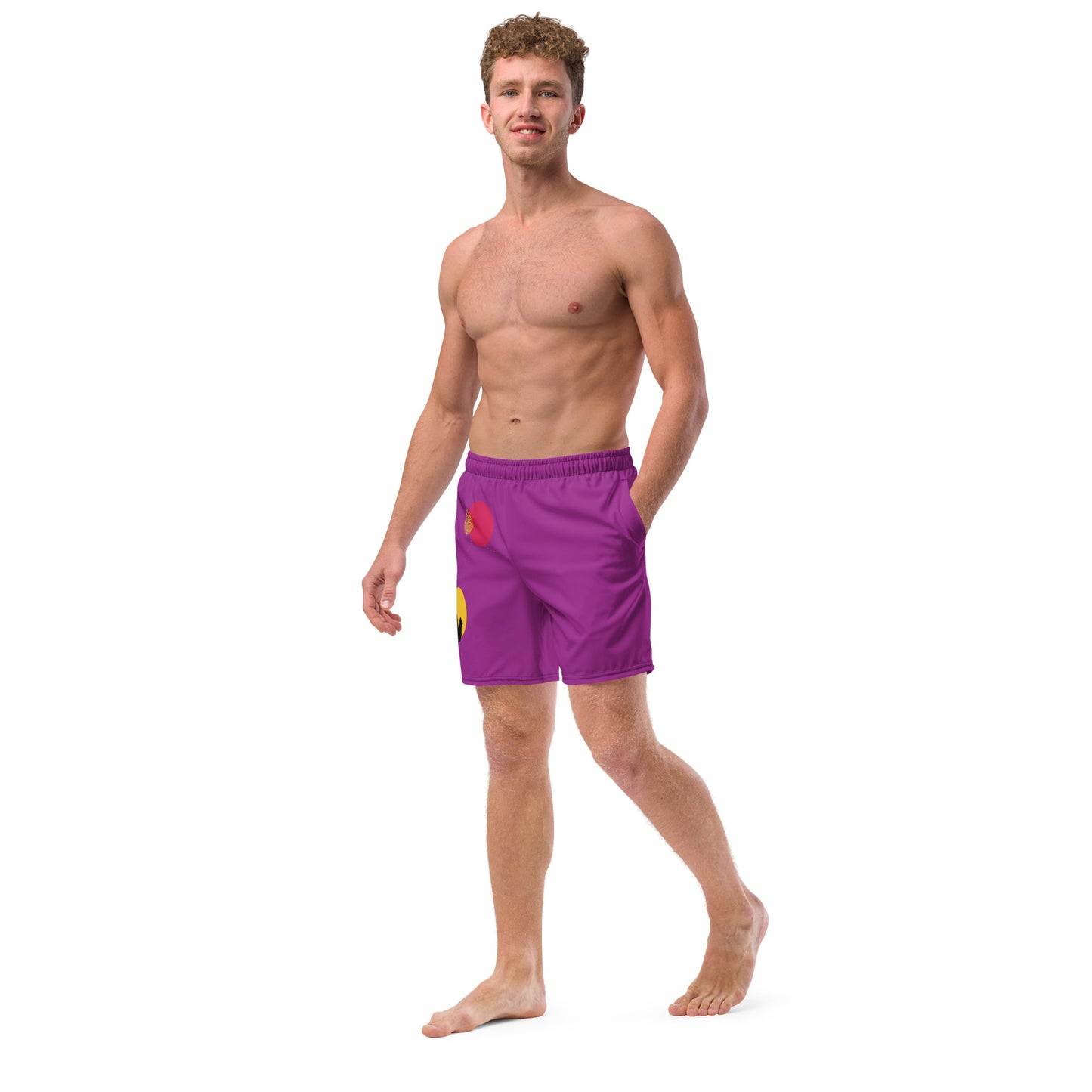 FOLLOW YOUR HEART Men's Swim Trunks