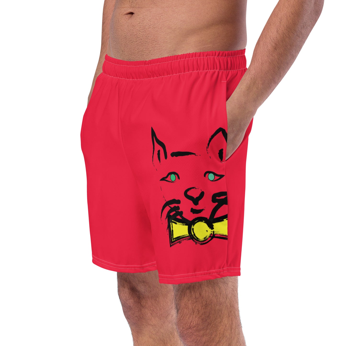 DAPPER CAT Men's Swim Trunks