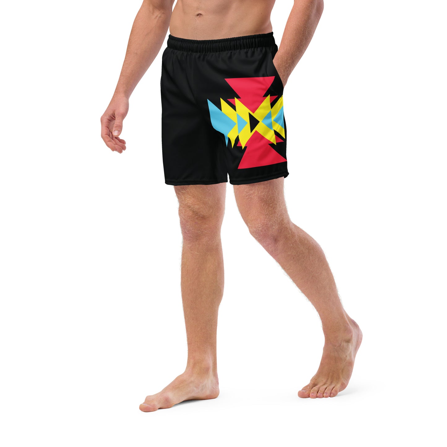 BE BRAVE Men's Swim Trunks