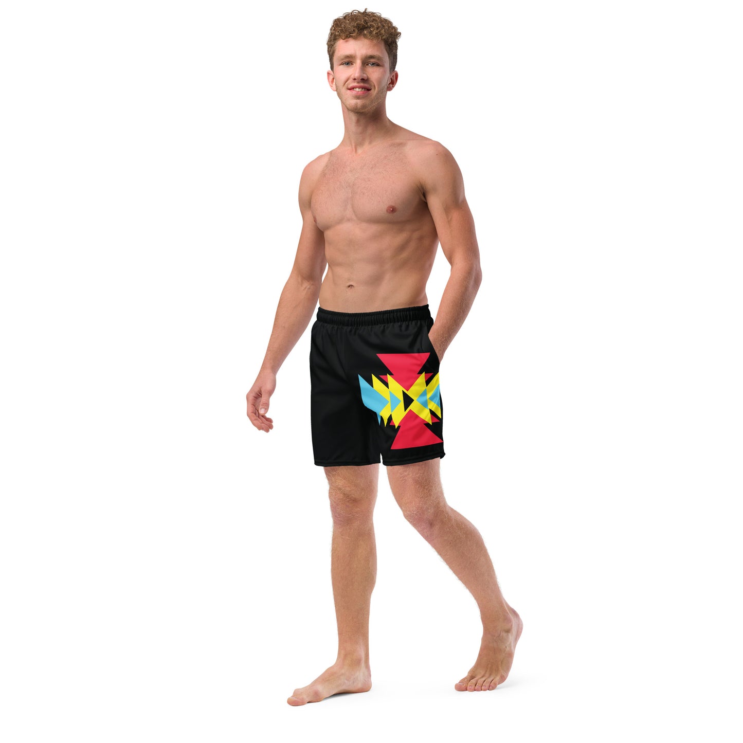 BE BRAVE Men's Swim Trunks