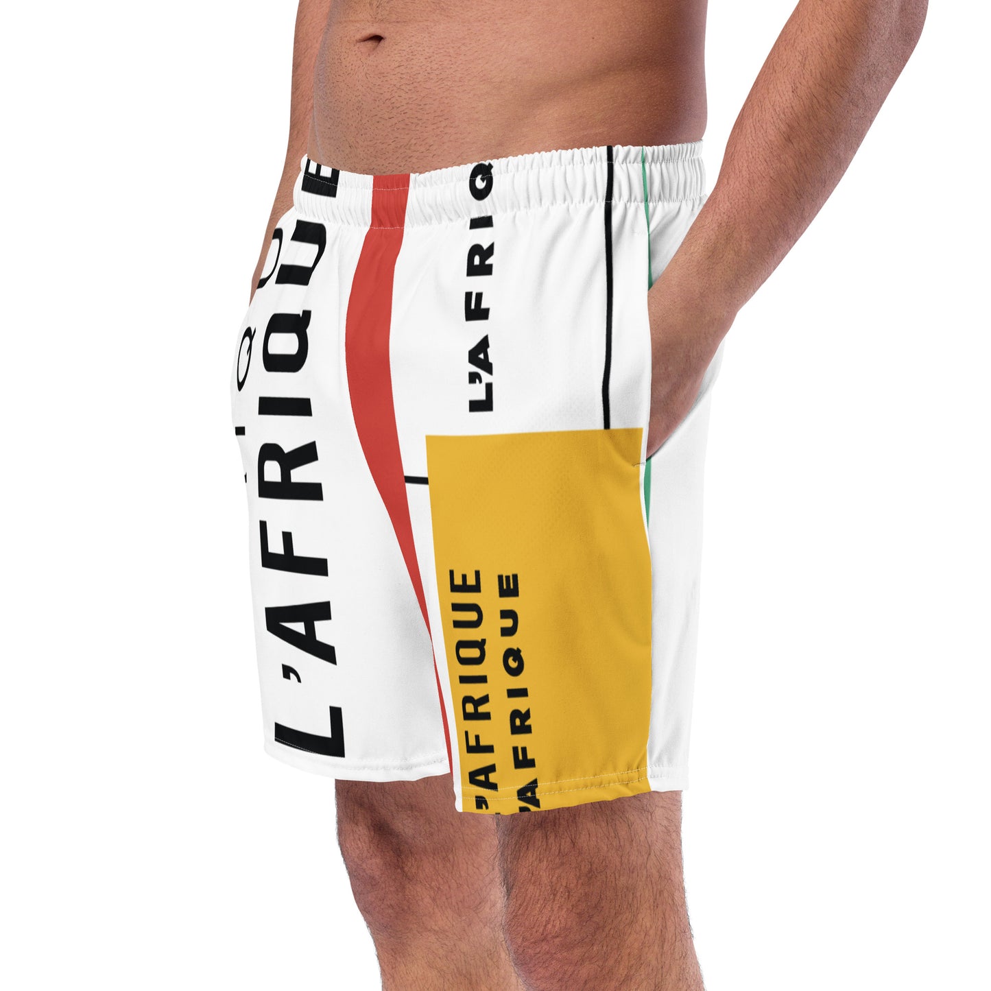 L'AFRIQUE Men's Swim Trunks