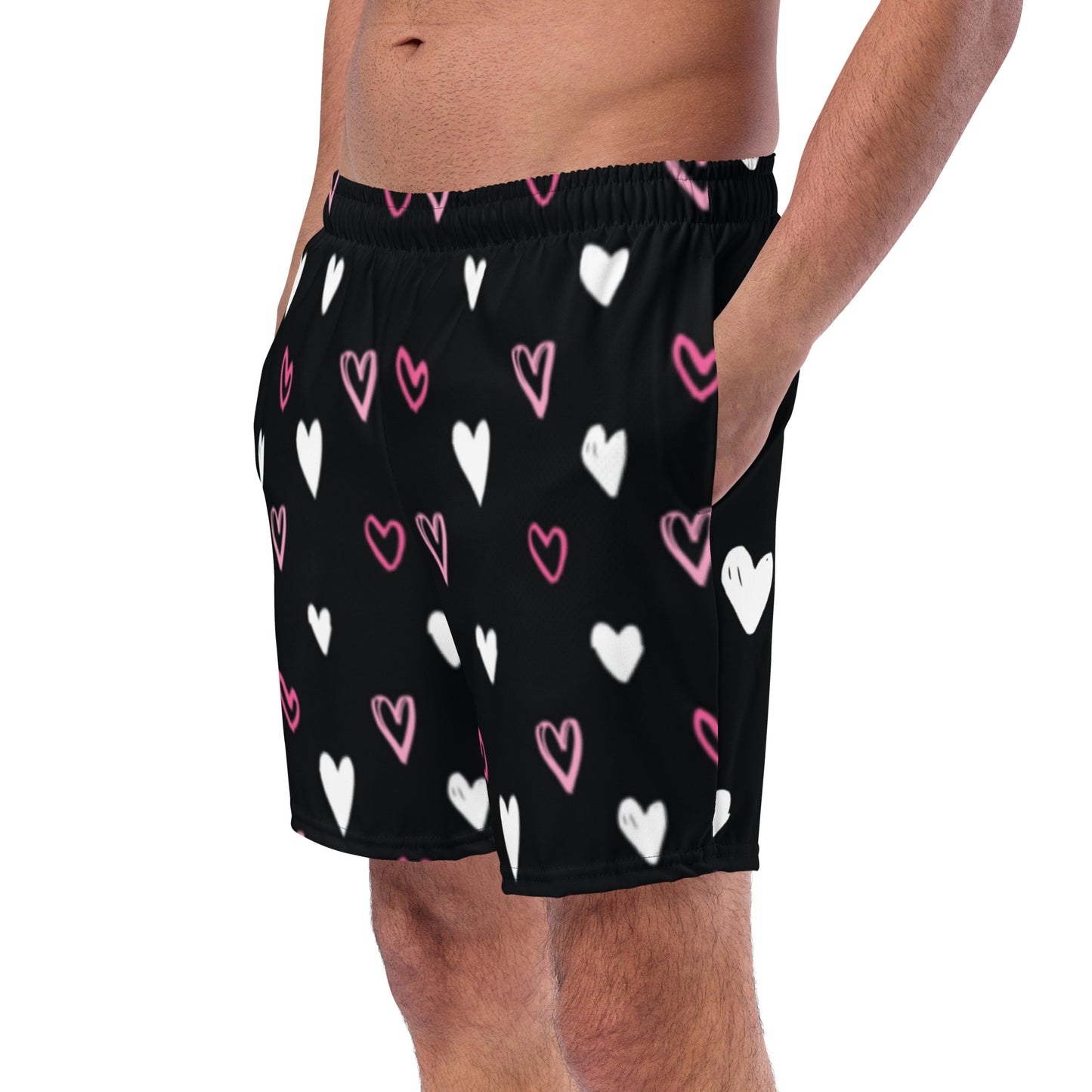 BE MY VALENTINE Men's Swim Trunks