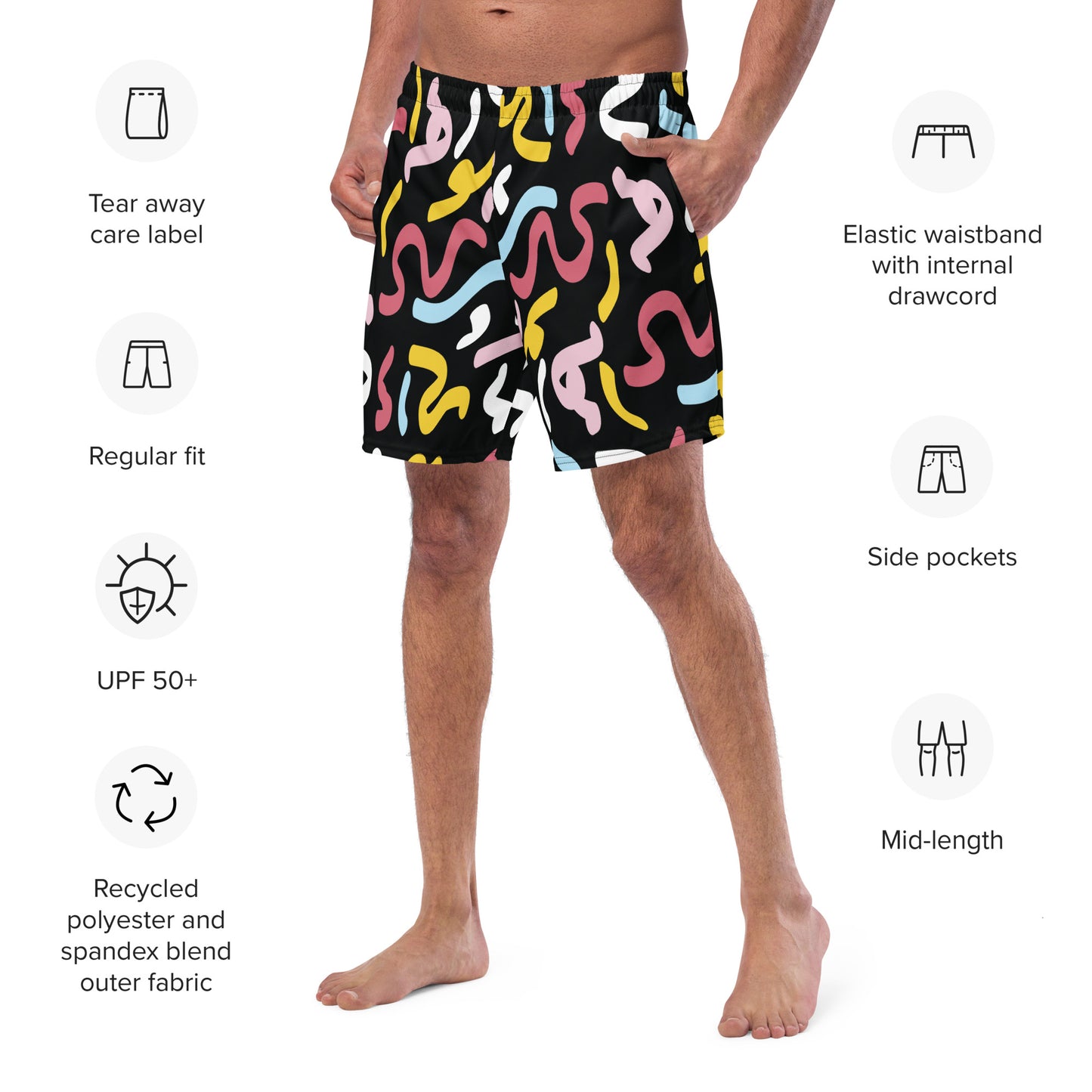 QUANTUM Men's Swim Trunks